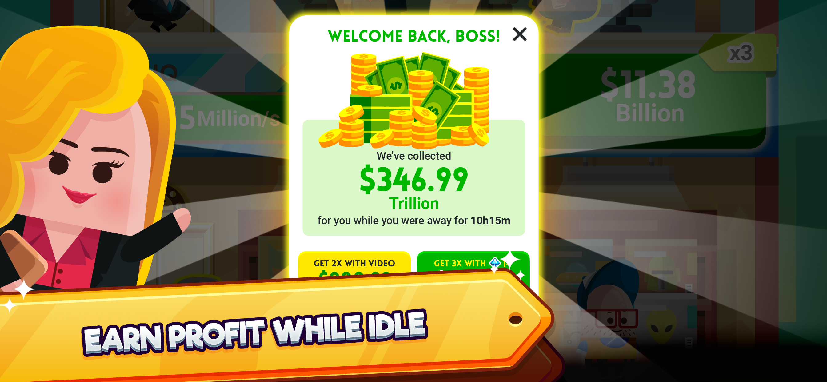 اسکرین شات 6 بازی Cash, Inc. Fame & Fortune Game