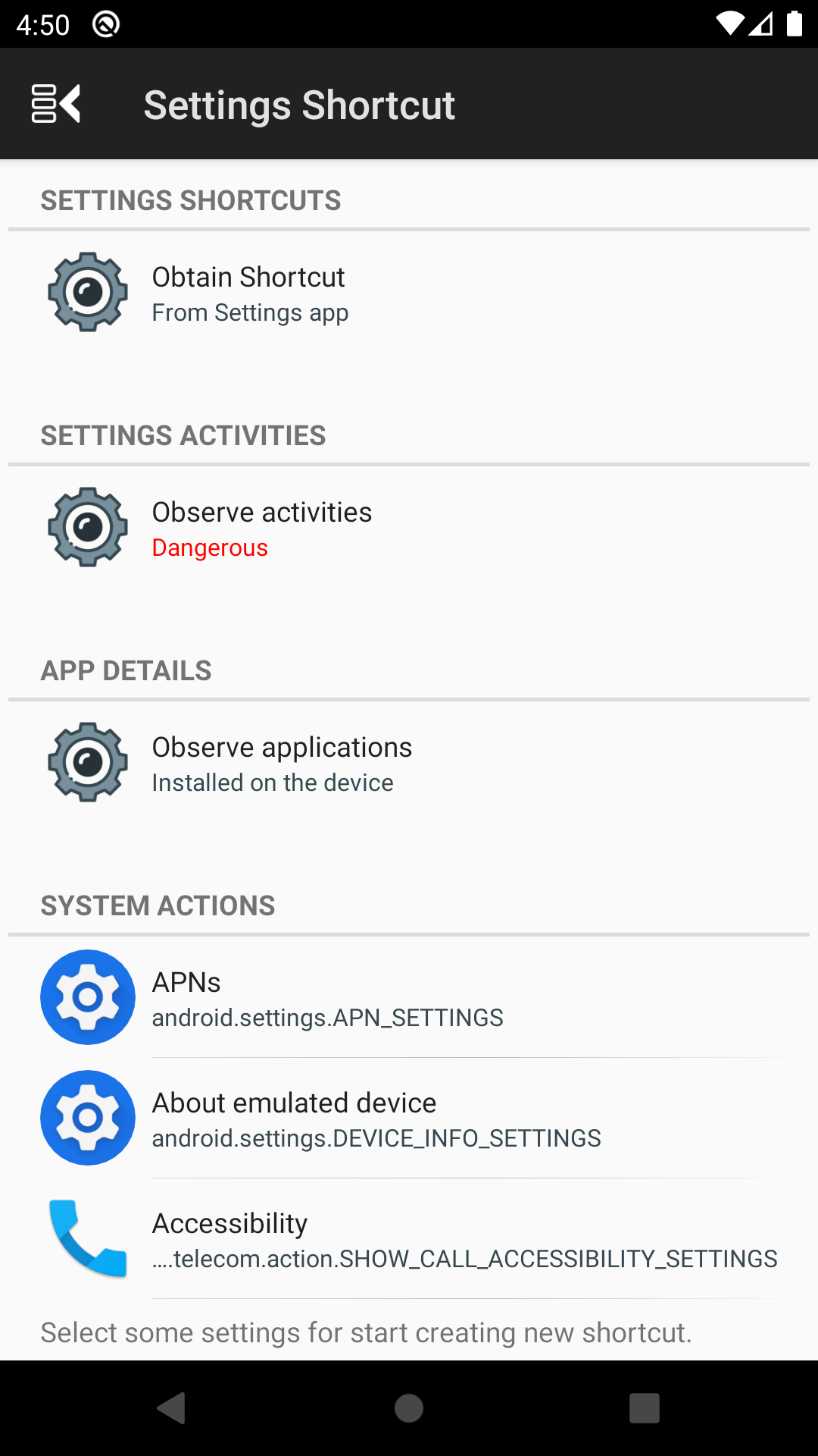 اسکرین شات 4 برنامه Shortcut Creator