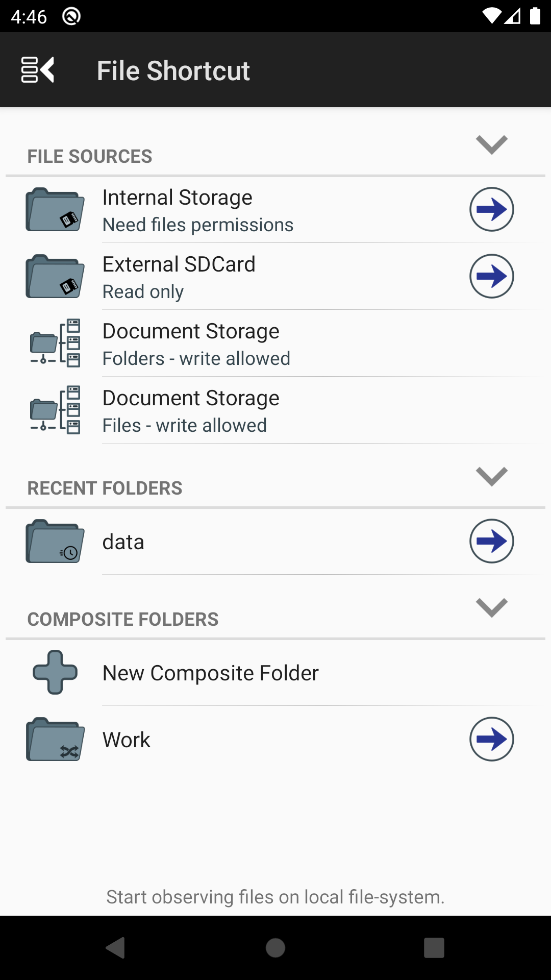 اسکرین شات 2 برنامه Shortcut Creator