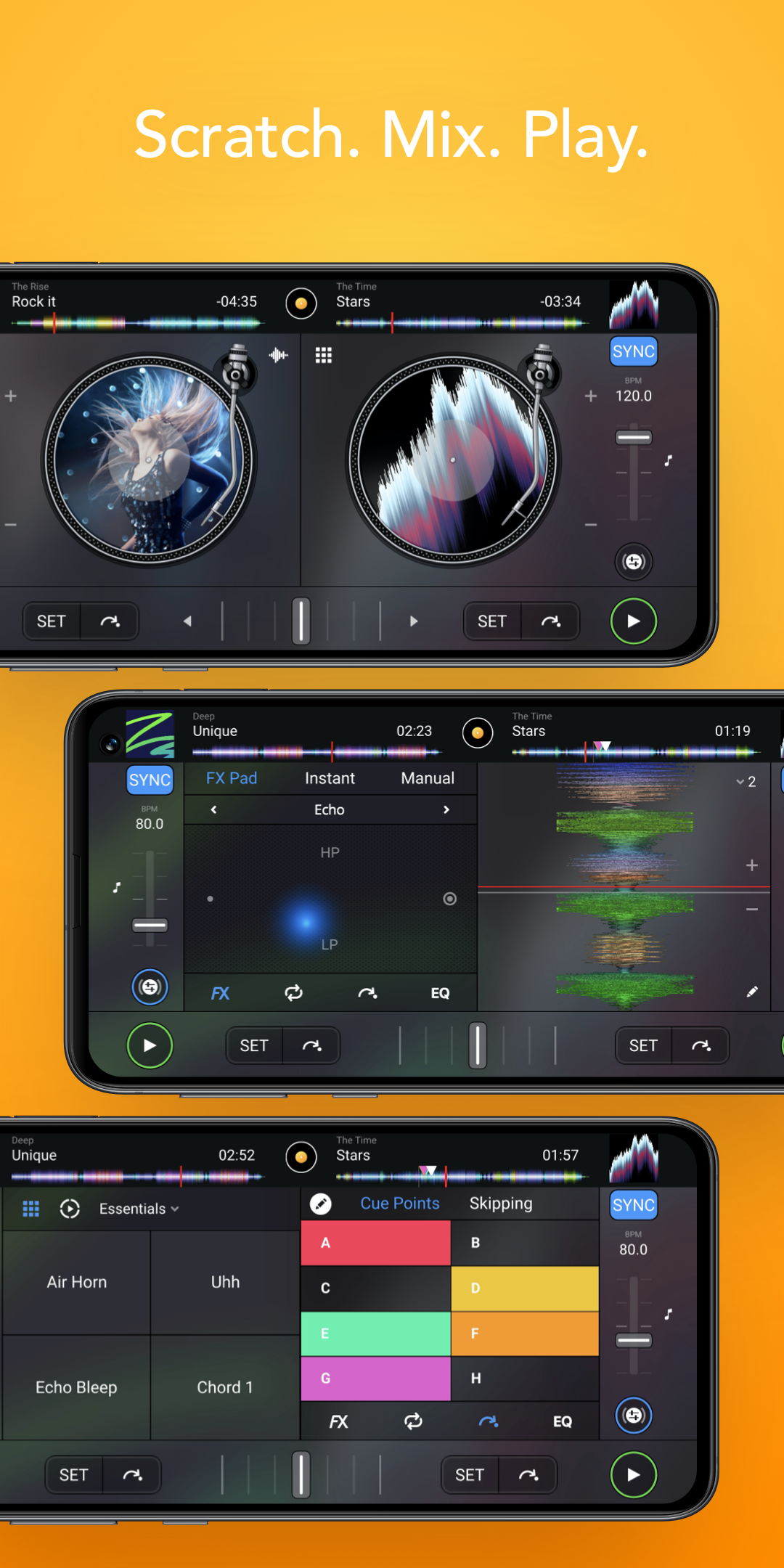 اسکرین شات 3 برنامه djay - DJ App & AI Mixer