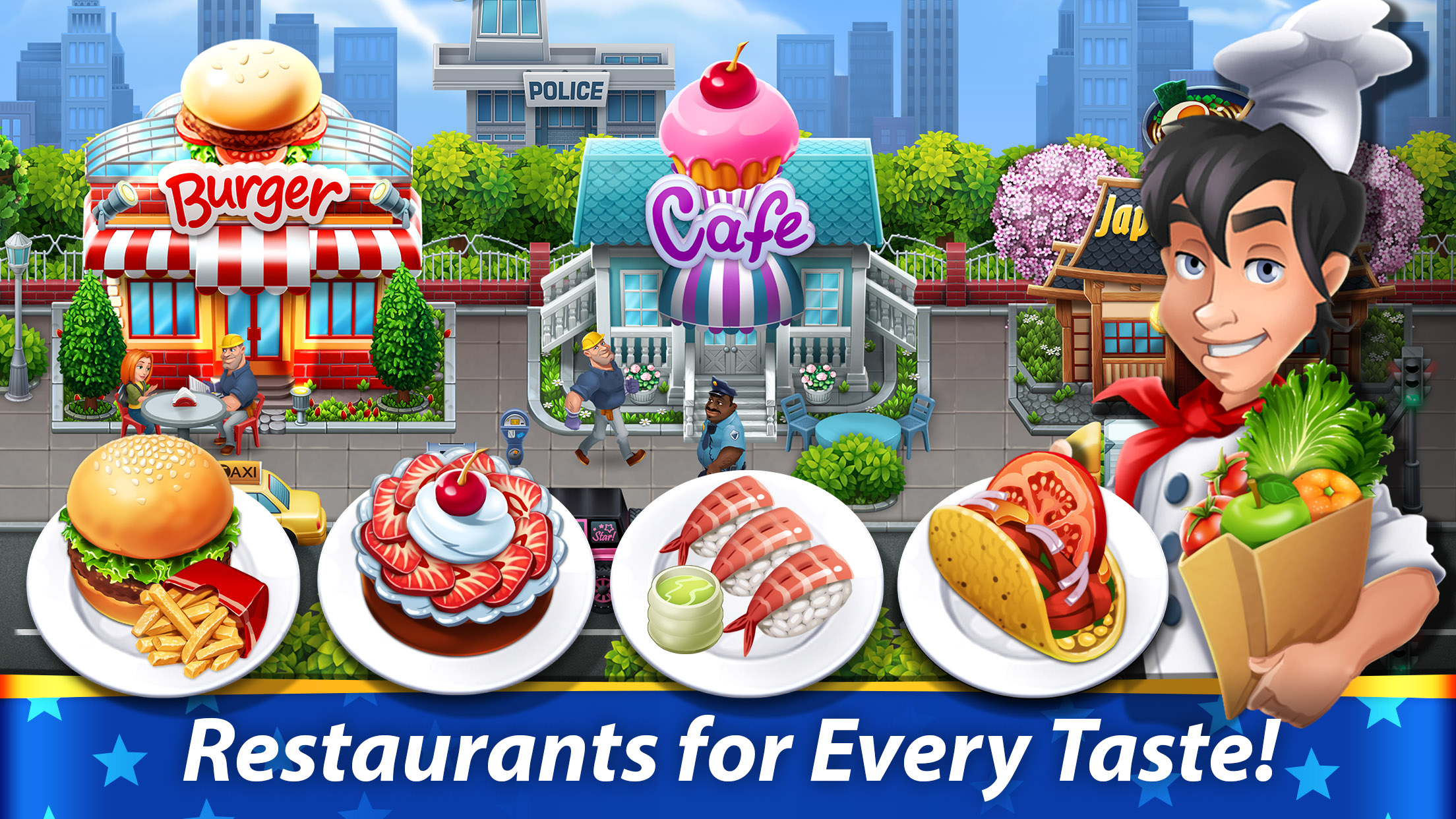 اسکرین شات 3 بازی Cooking Stars: Restaurant Game