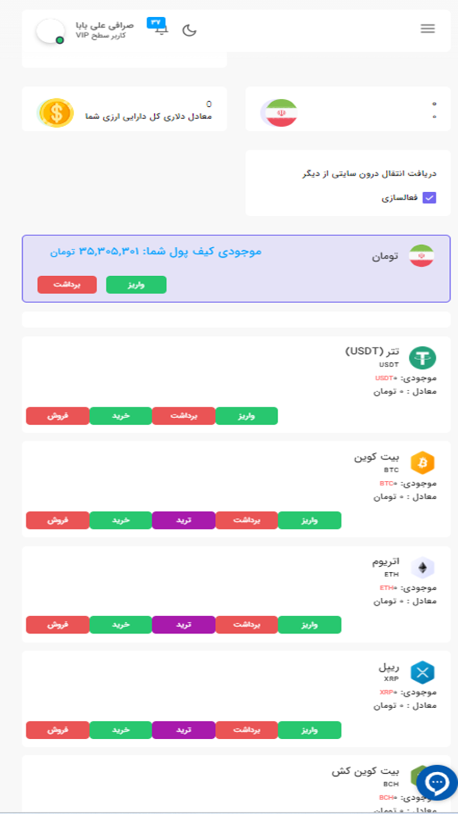 اسکرین شات 2 برنامه ‏‏صرافی علی بابا