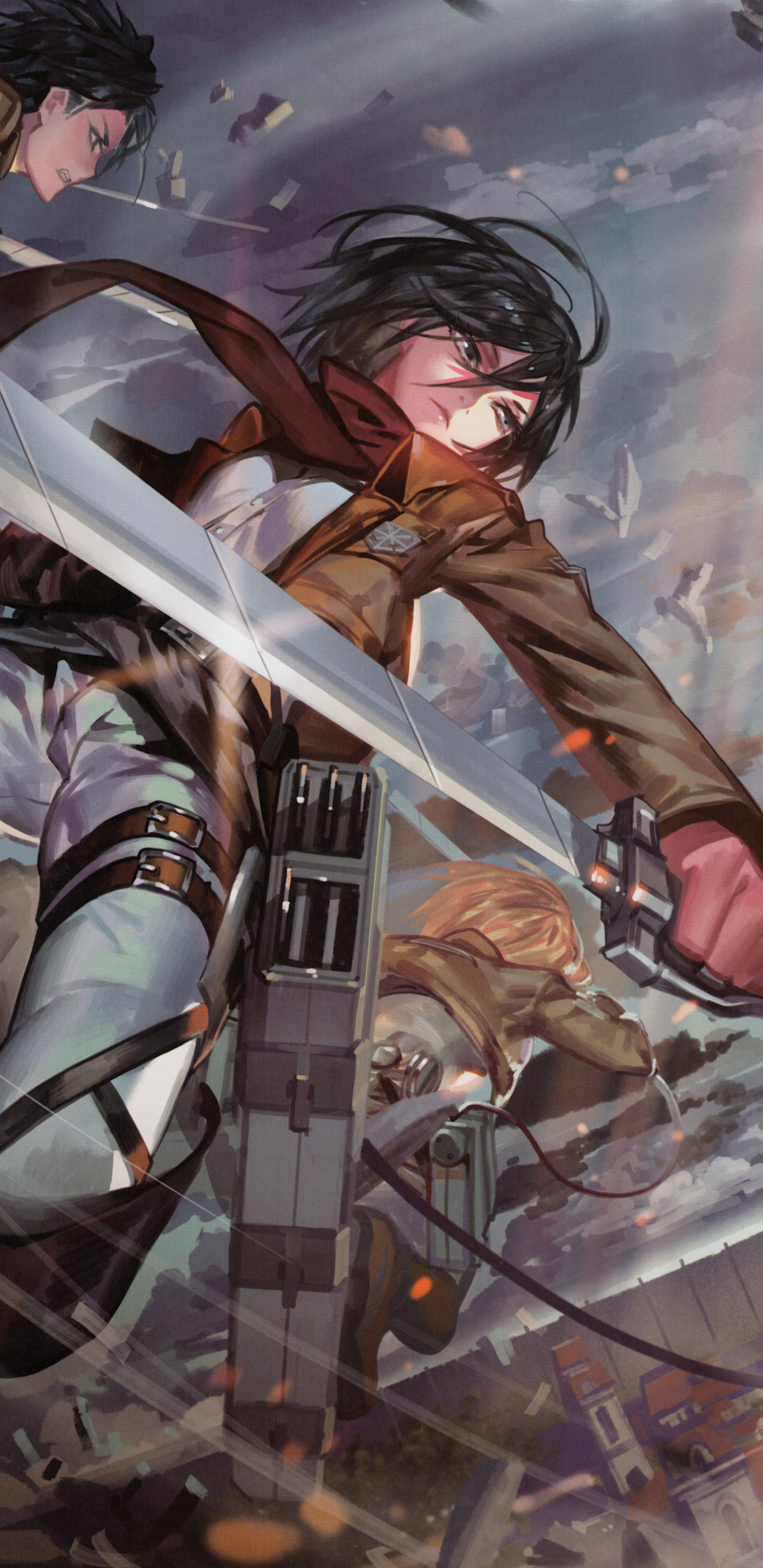 اسکرین شات 3 برنامه Attack On Titan Wallpaper HD