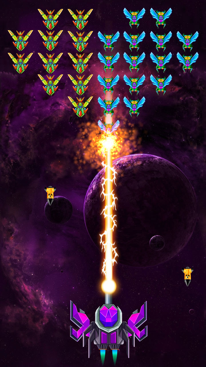 اسکرین شات 3 بازی Galaxy Attack: Shooting Game