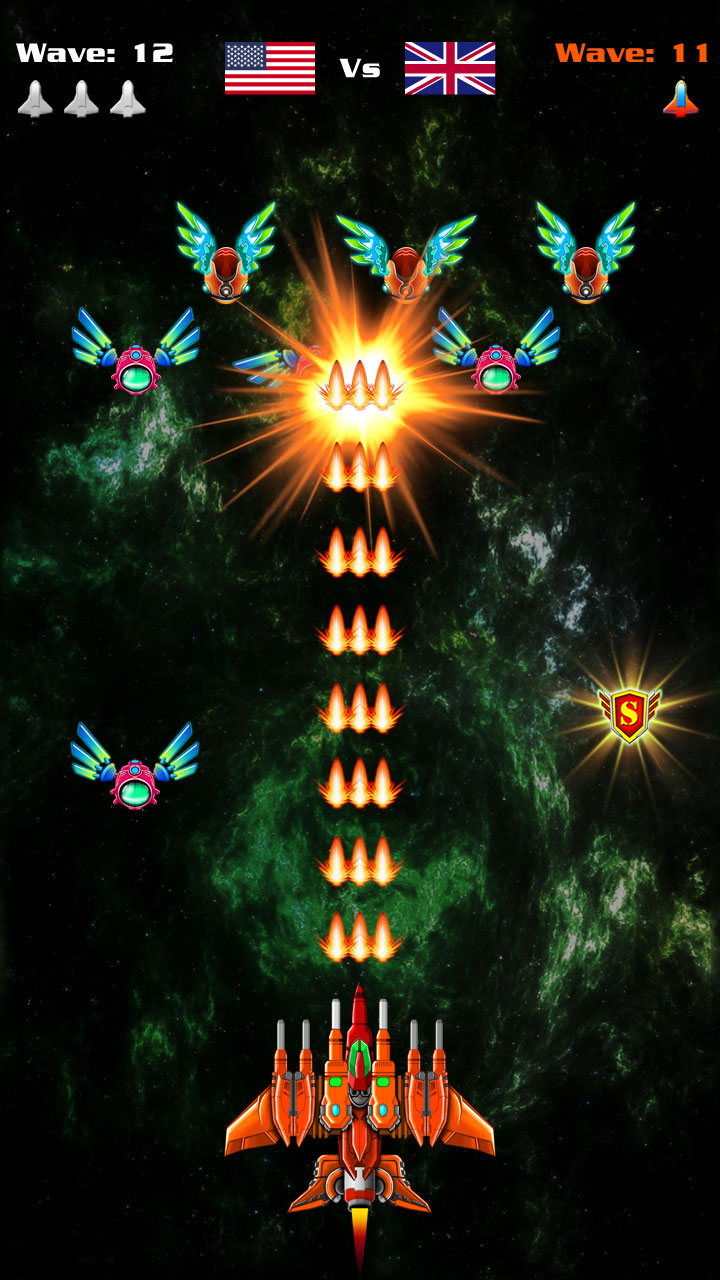 اسکرین شات 4 بازی Galaxy Attack: Shooting Game