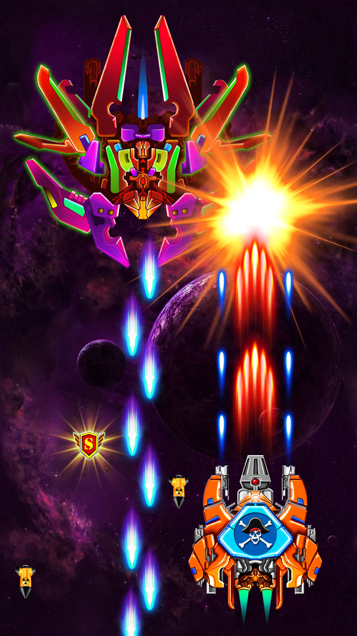 اسکرین شات 6 بازی Galaxy Attack: Shooting Game