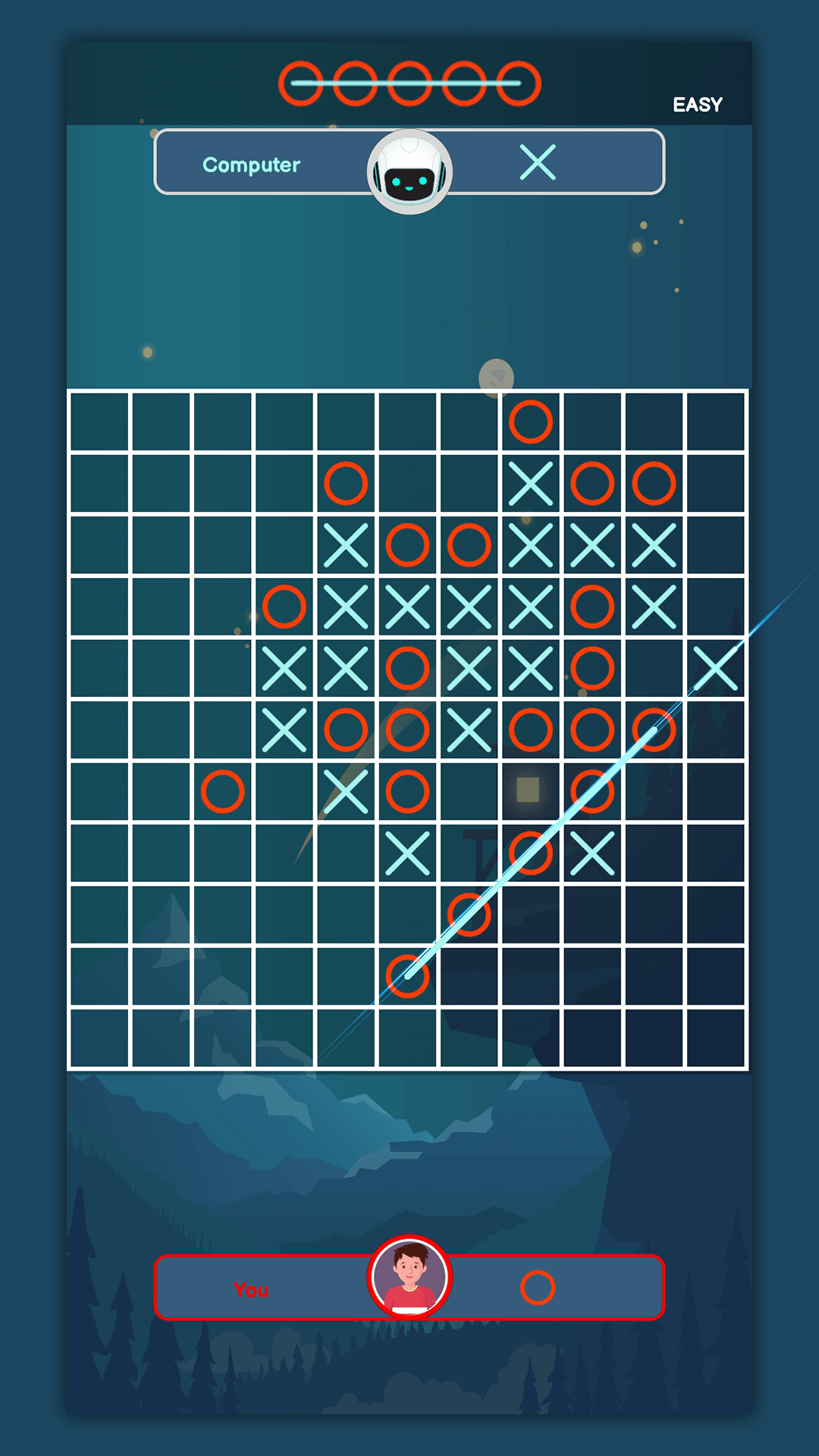 اسکرین شات 5 بازی Tic Tac Toe Online - XO Game