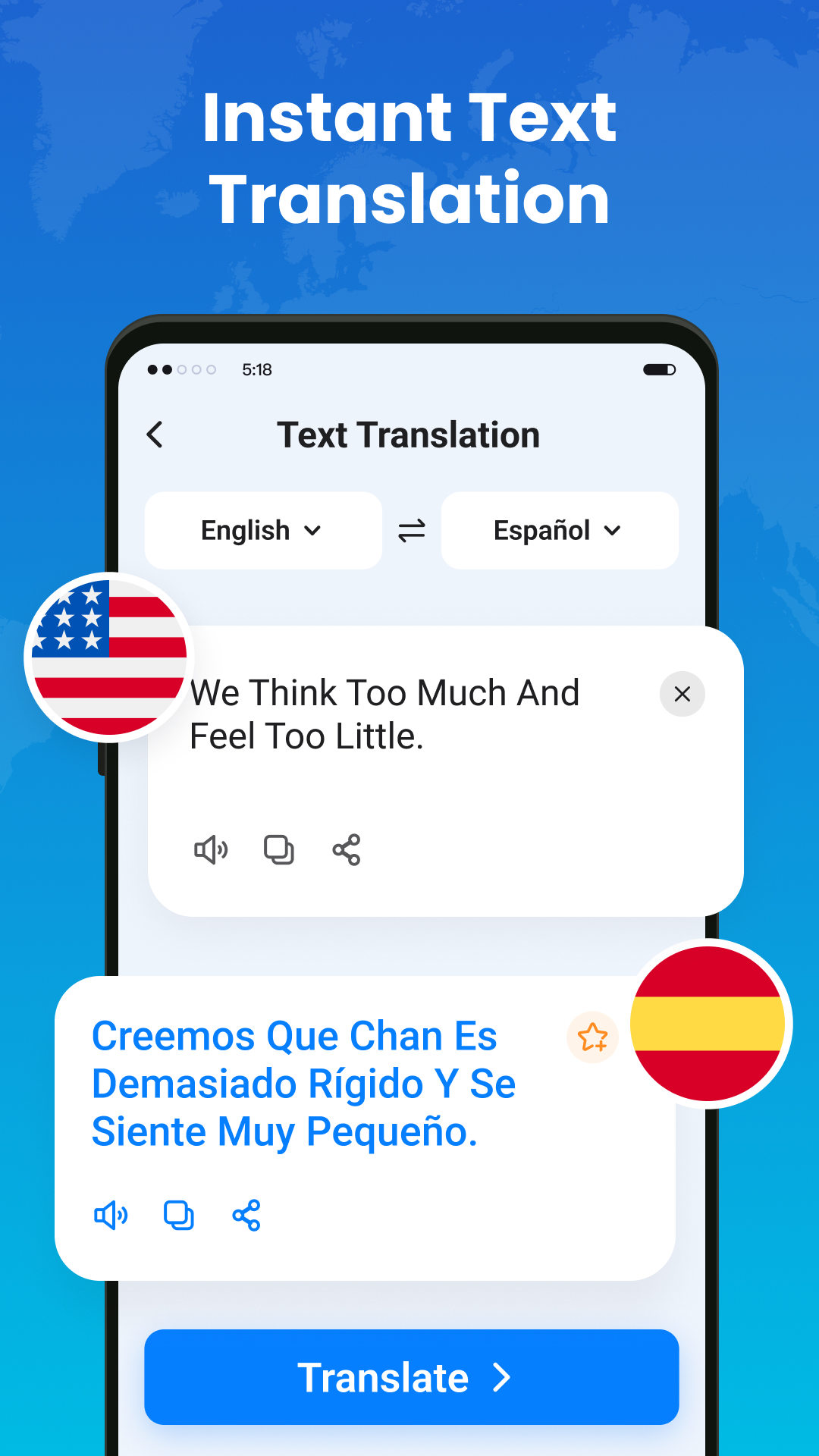 اسکرین شات 2 برنامه Go Translate - Talk to World