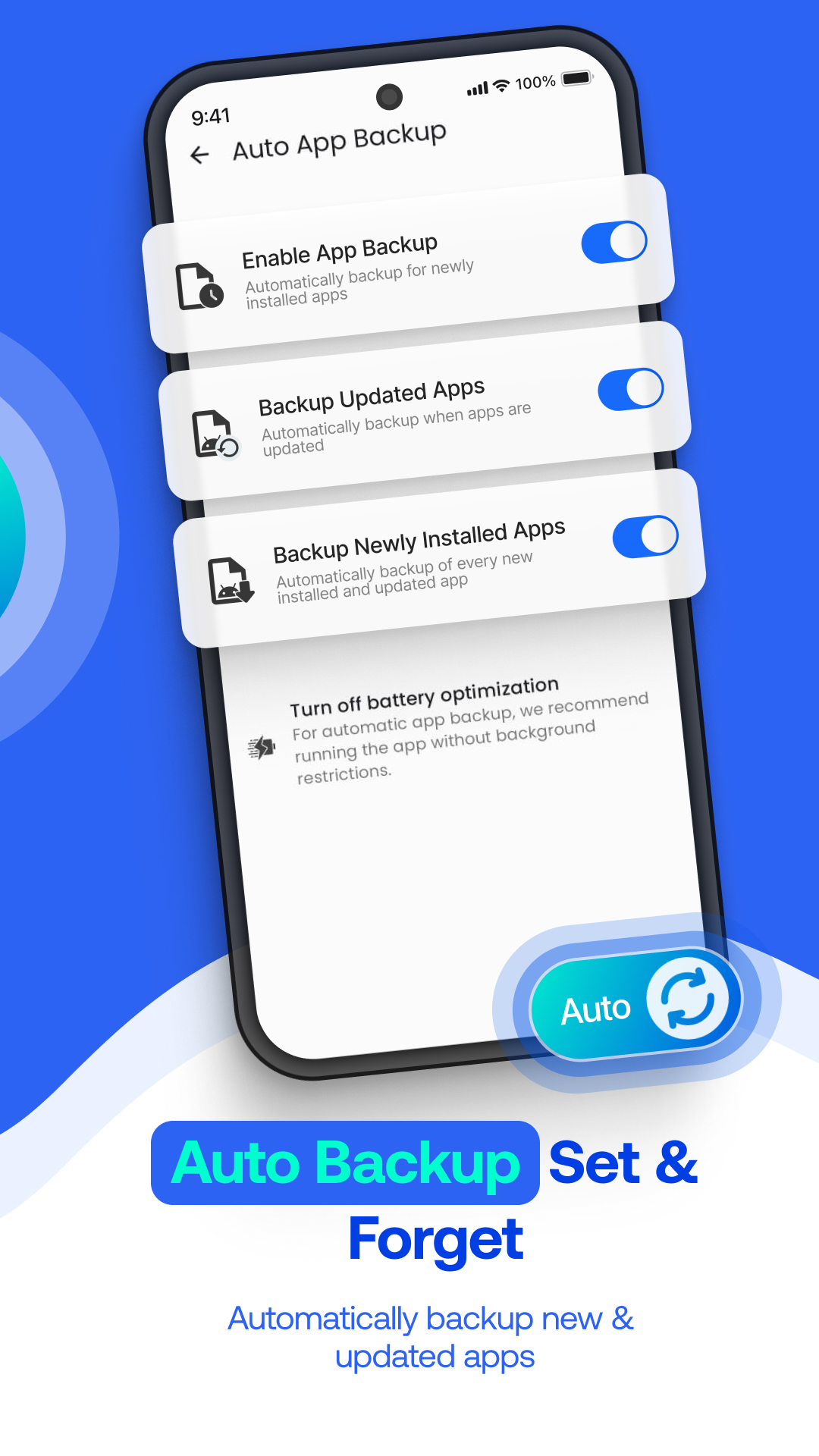 اسکرین شات 2 برنامه All Backup & Restore