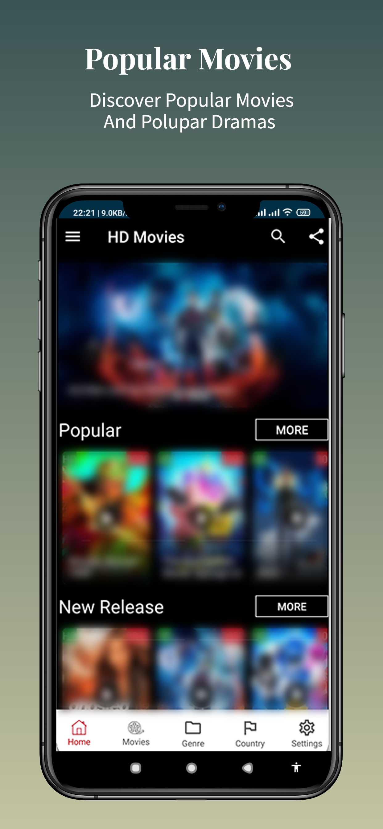 اسکرین شات 2 برنامه HD Movies - Moviebox All Video