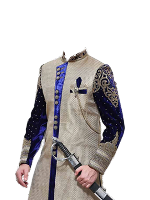 اسکرین شات 8 برنامه Men Sherwani Photo Editor