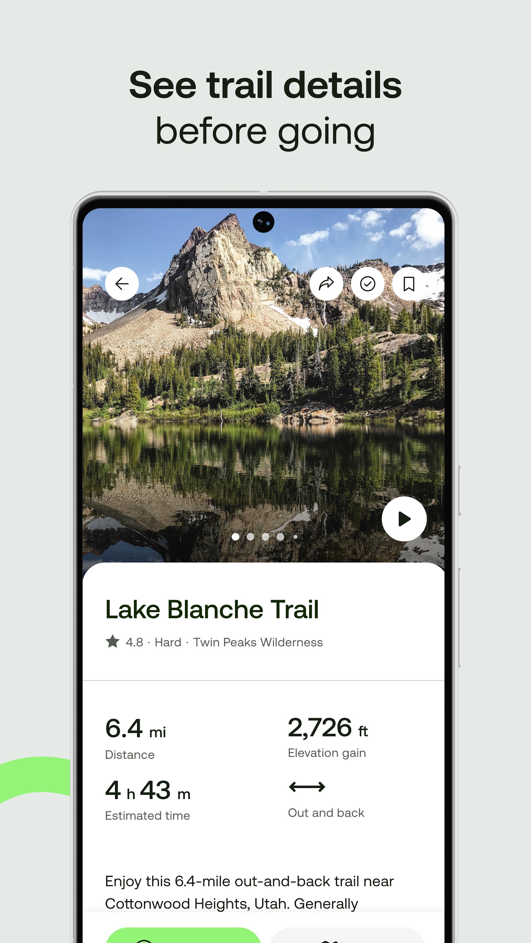 اسکرین شات 3 برنامه AllTrails: Hike, Bike & Run