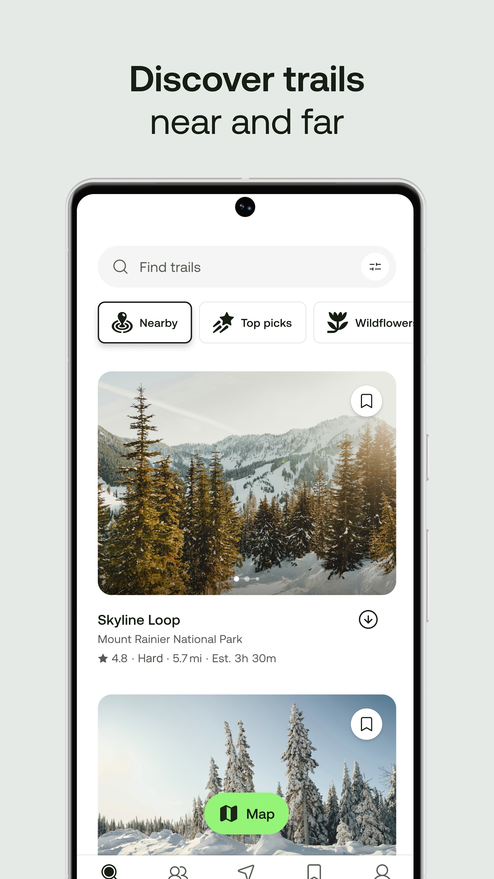 اسکرین شات 3 برنامه AllTrails: Hike, Bike & Run