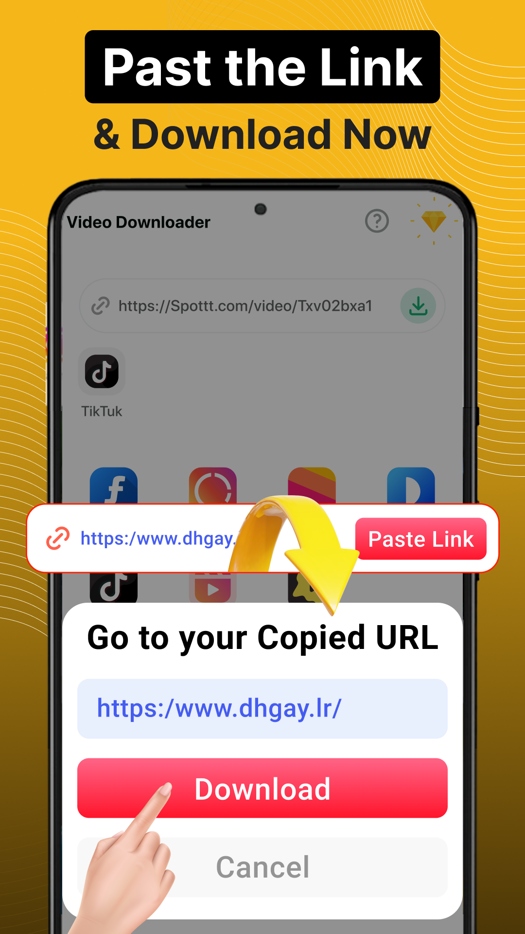 اسکرین شات 2 برنامه Video Downloader - VDownloader
