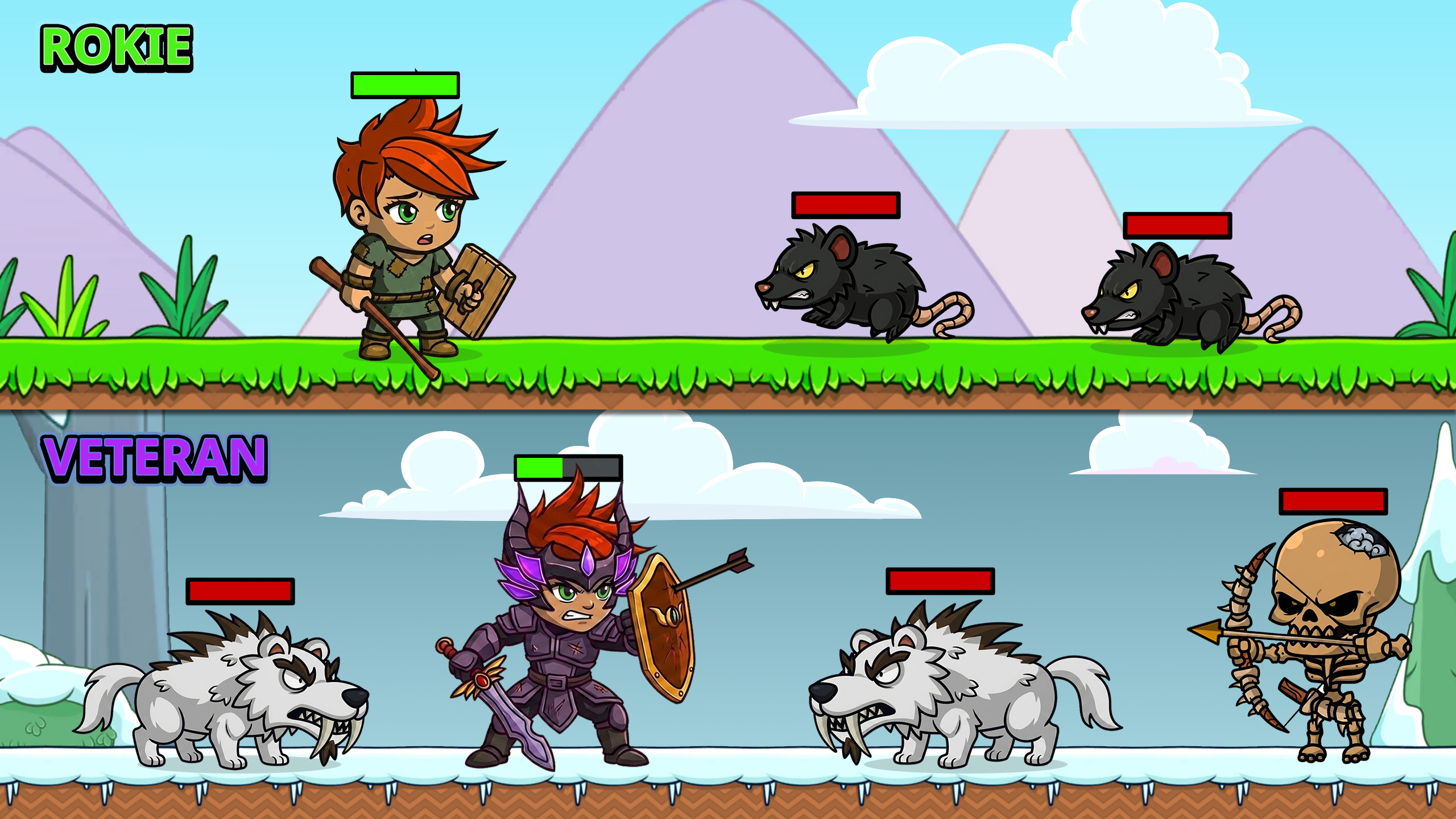 اسکرین شات 2 بازی Knight Hero Adventure idle RPG