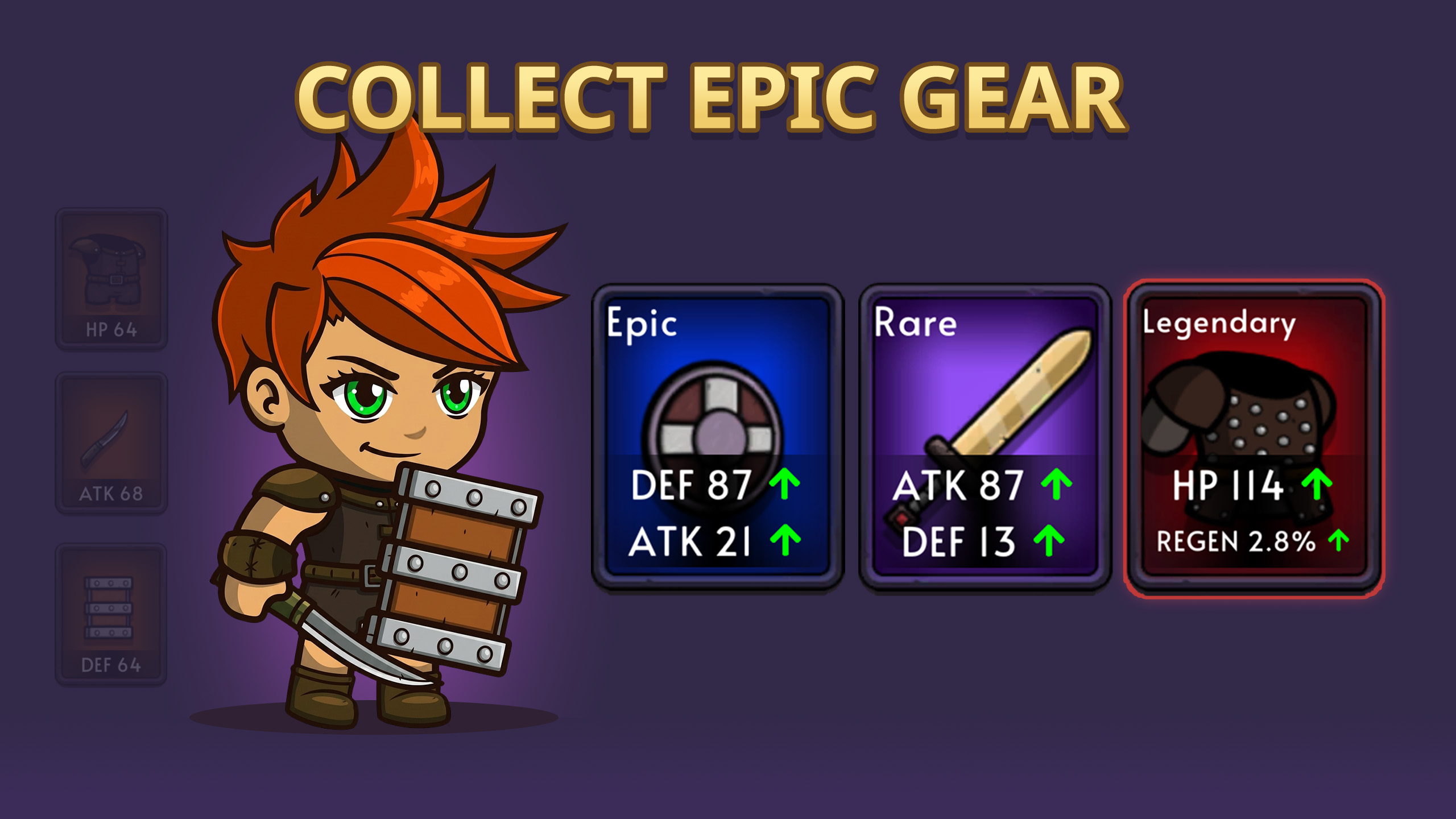 اسکرین شات 3 بازی Knight Hero Adventure idle RPG