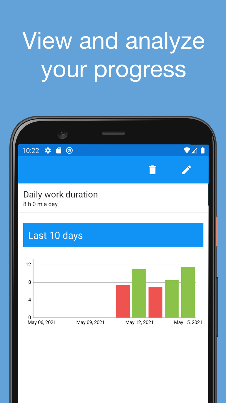 اسکرین شات 4 برنامه aTimeLogger - Time Tracker