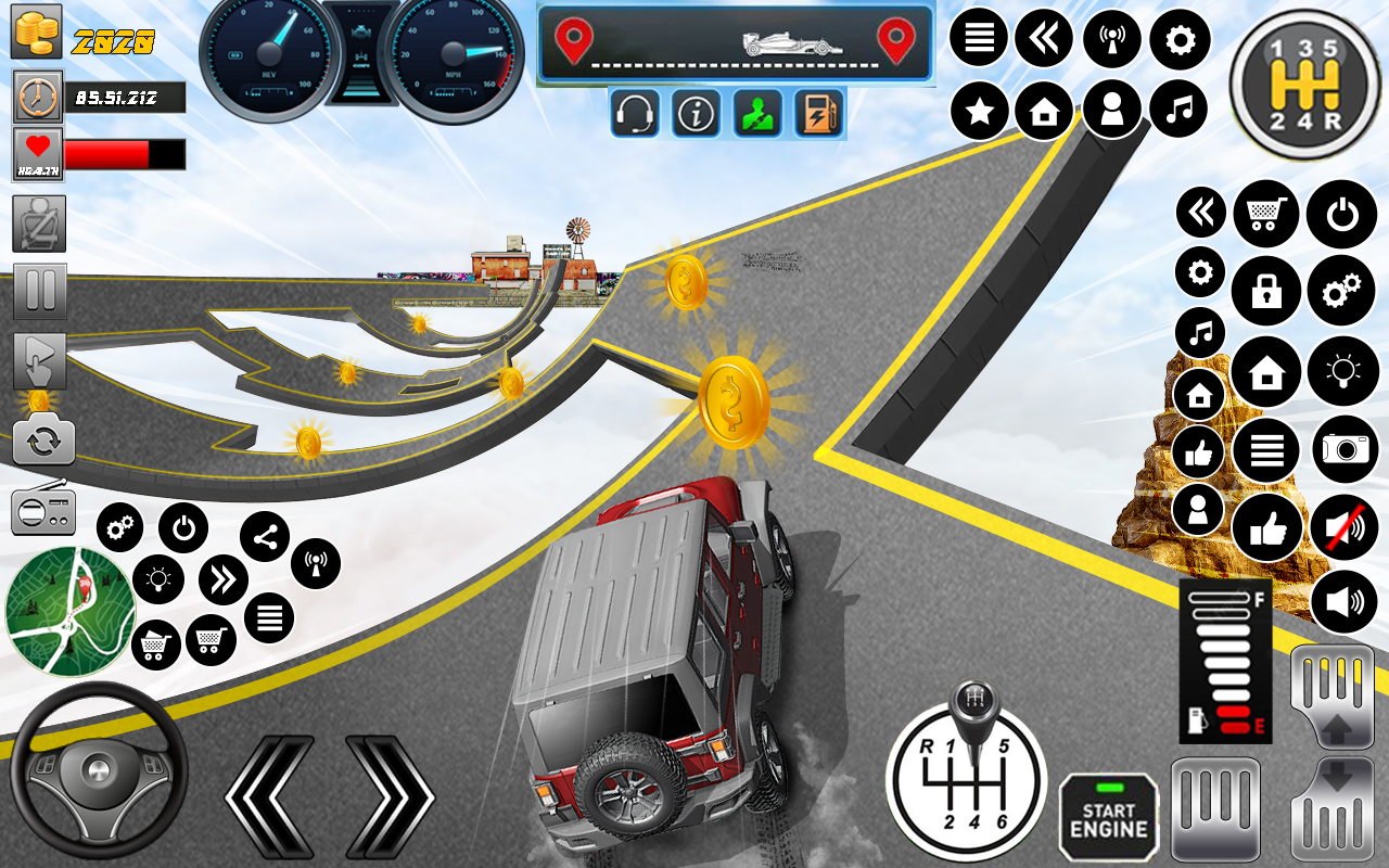 اسکرین شات 7 برنامه Mountain Climb Drive Car Game
