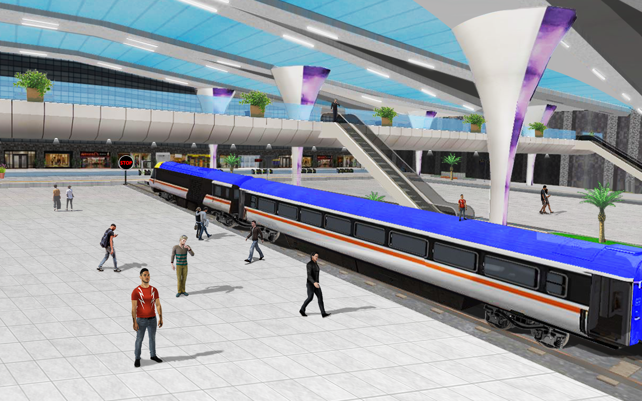 اسکرین شات 3 برنامه City Train Driver Simulator