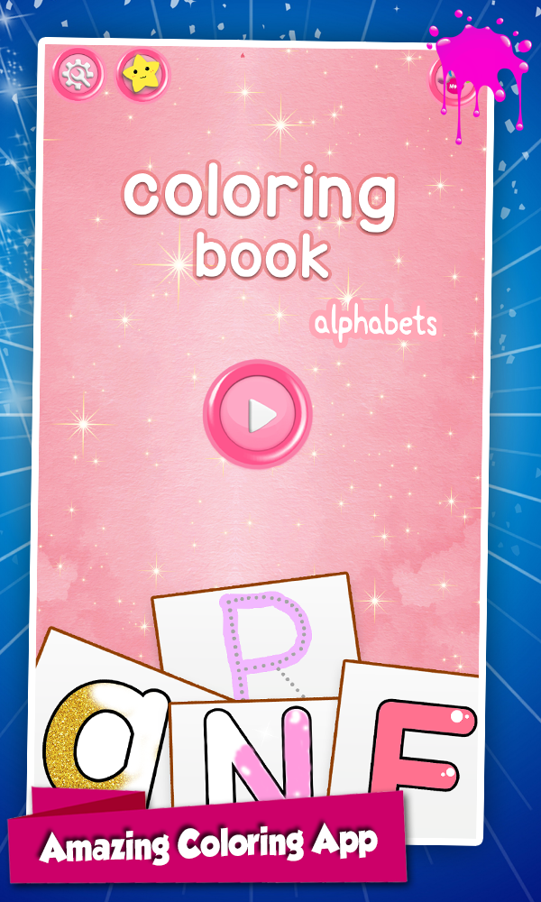 اسکرین شات 1 برنامه Alphabets Coloring book