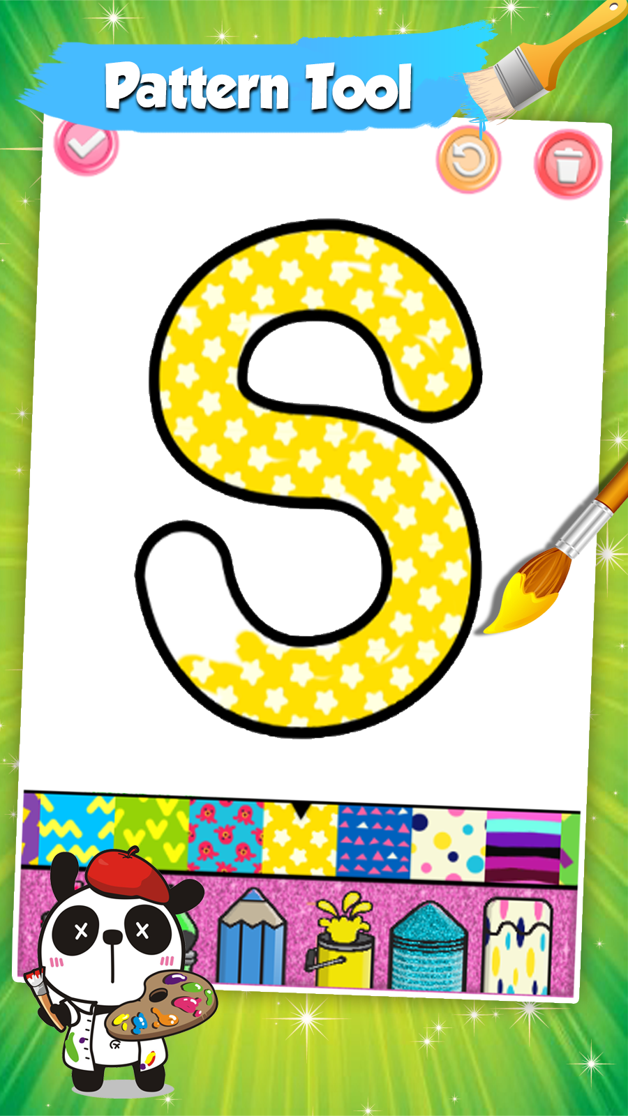 اسکرین شات 5 برنامه Alphabets Coloring book