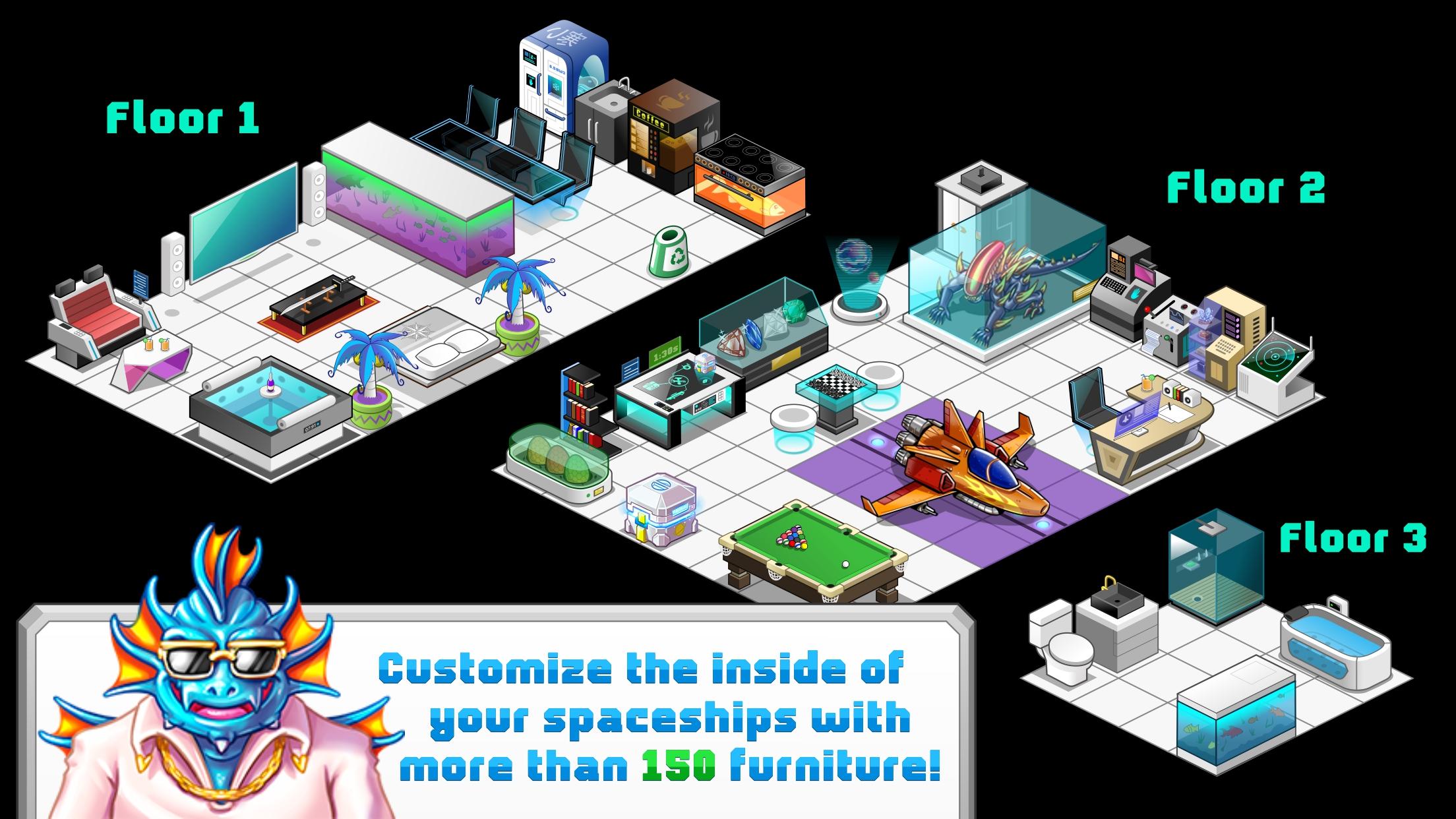 اسکرین شات 2 بازی Space Life : Scifi Adventure