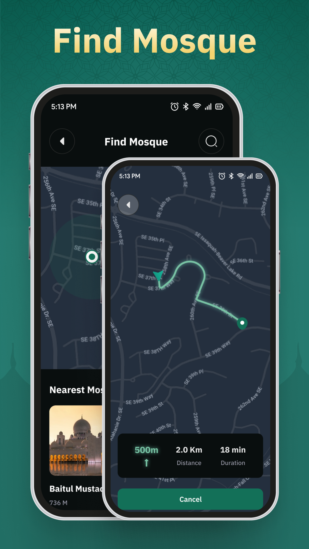 اسکرین شات 5 برنامه Quran Qibla - Ramadan Time