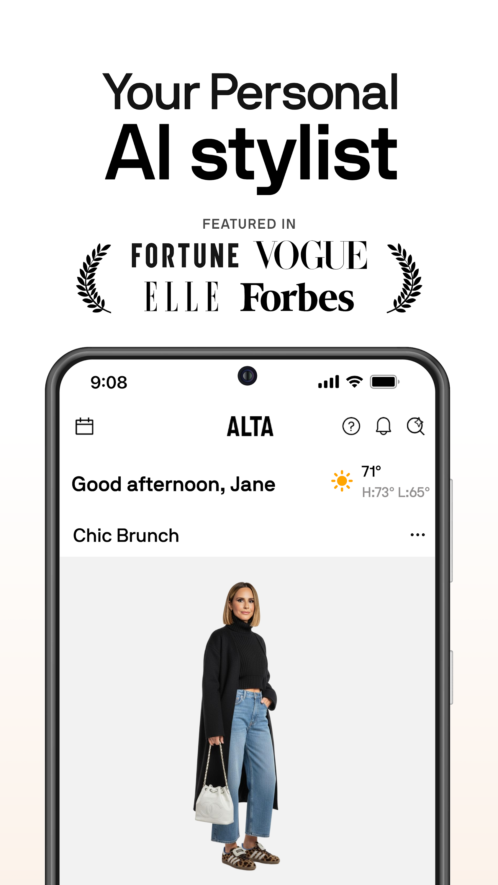 اسکرین شات 1 برنامه Alta Daily: Digital AI Closet