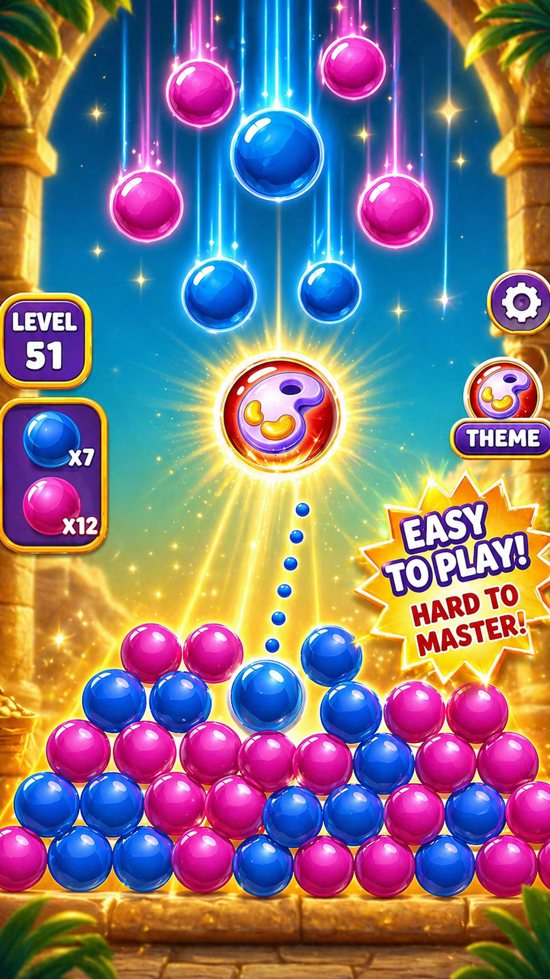 اسکرین شات 1 بازی Bubble shooter-Jackpot Game