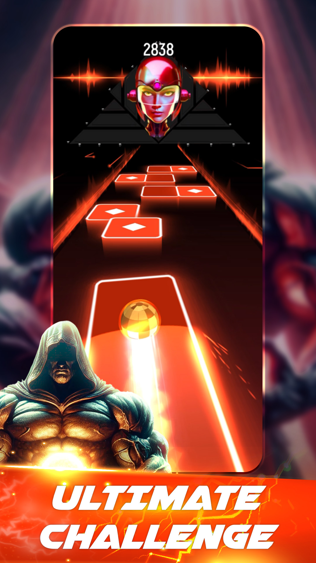 اسکرین شات 1 بازی Tiles Hop EDM Rush Music Game