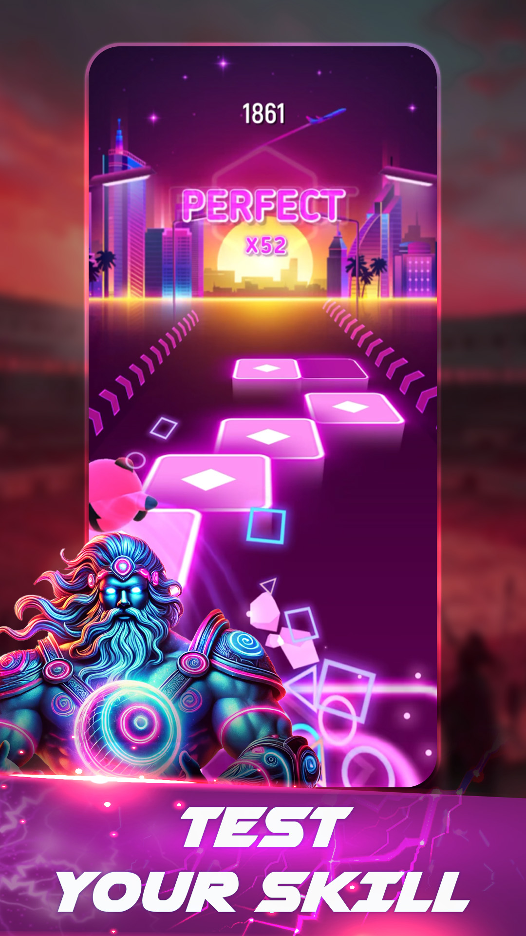اسکرین شات 2 بازی Tiles Hop EDM Rush Music Game