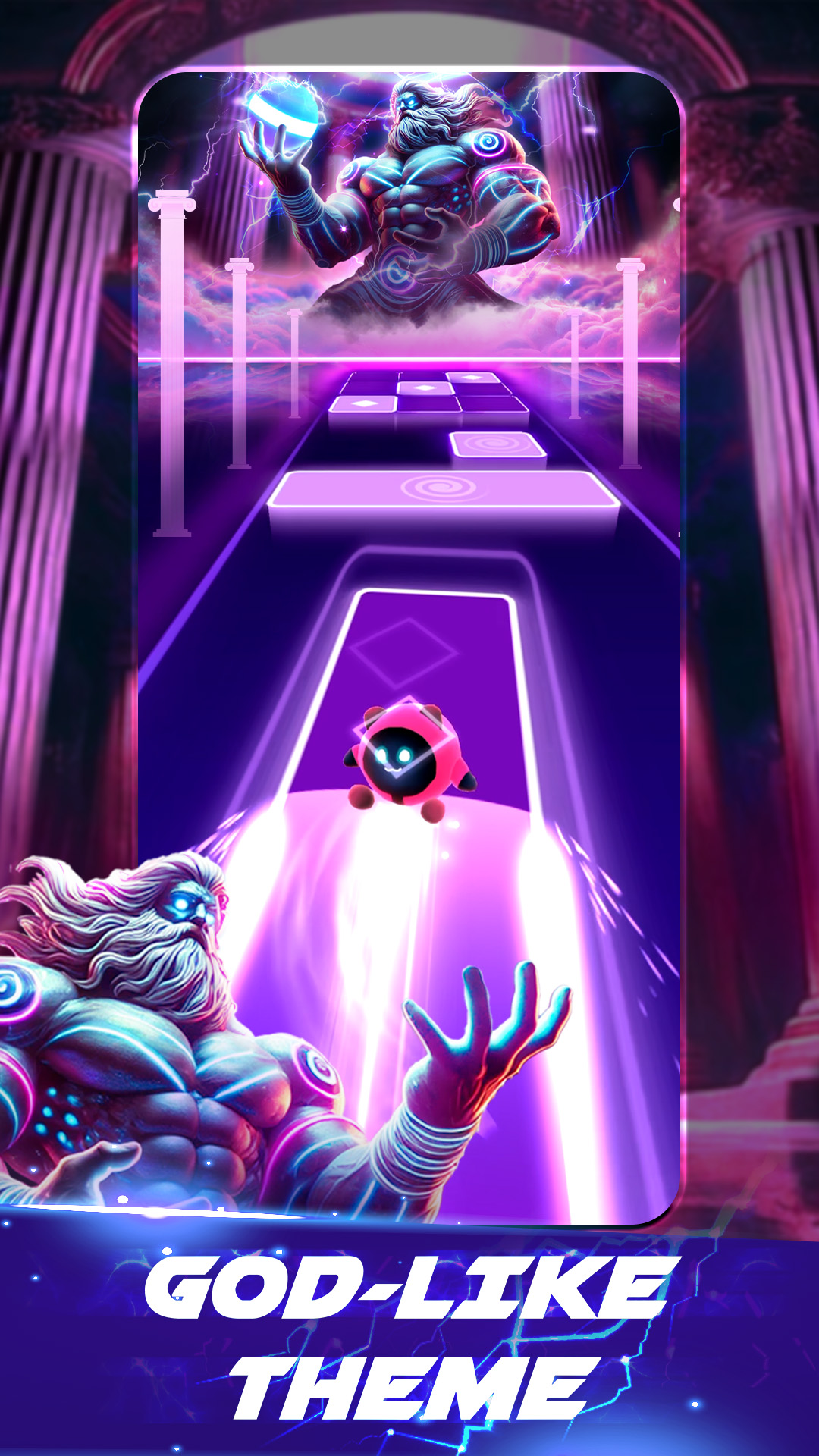 اسکرین شات 3 بازی Tiles Hop EDM Rush Music Game