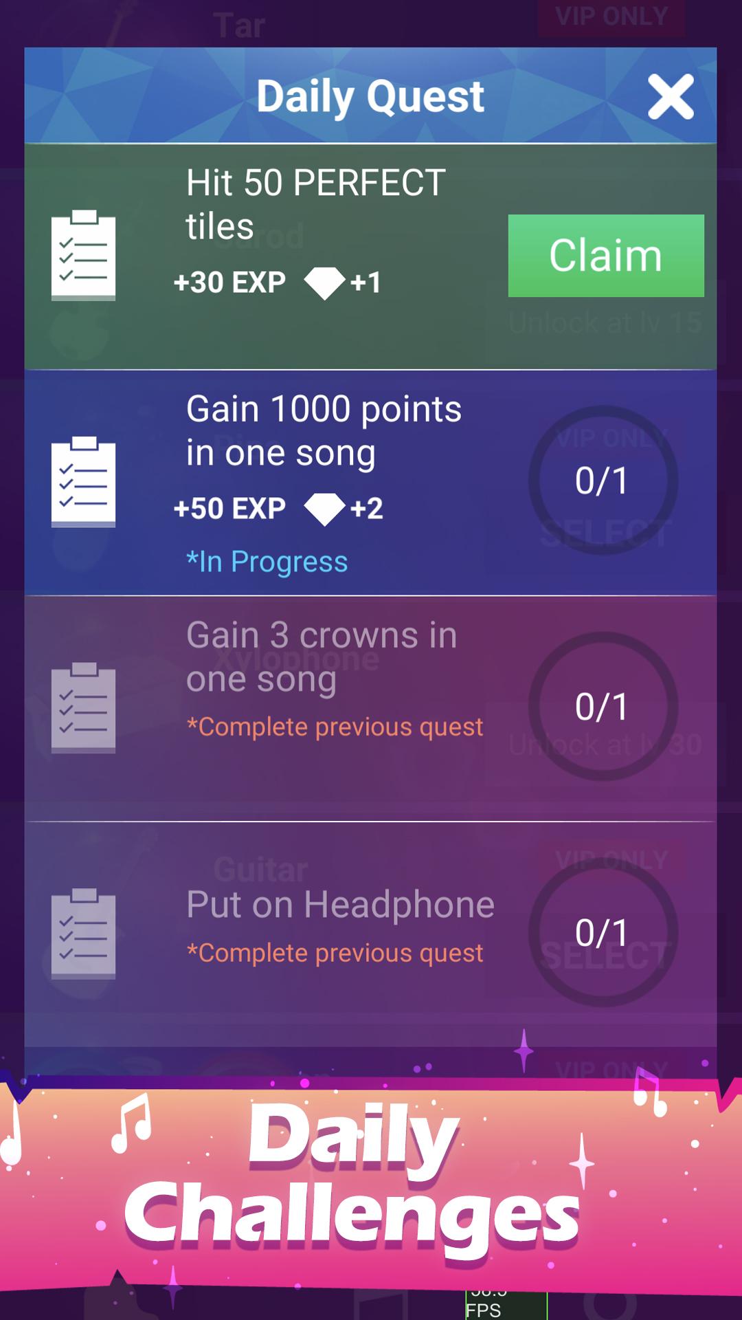 اسکرین شات 6 بازی Magic Dream Tiles