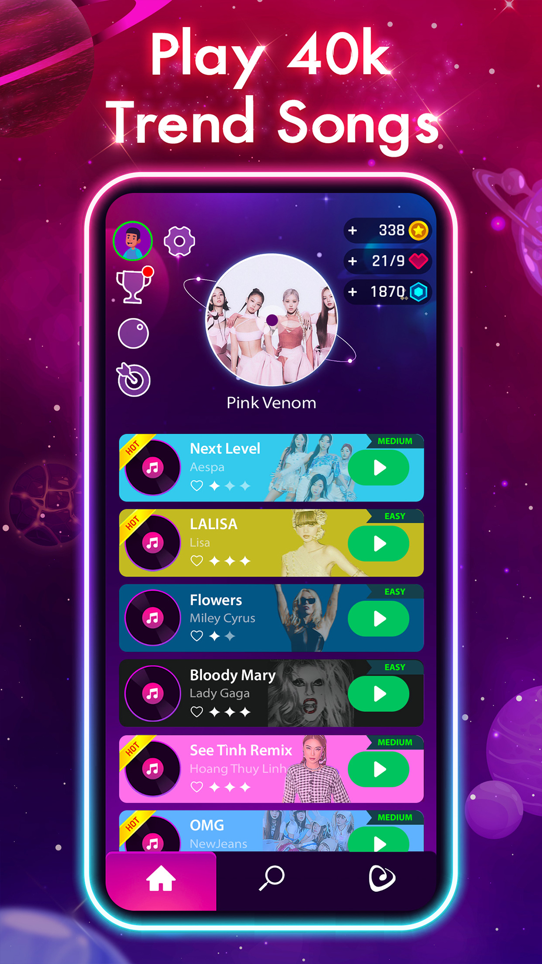 اسکرین شات 2 بازی Dancing Road: Color Ball Run!