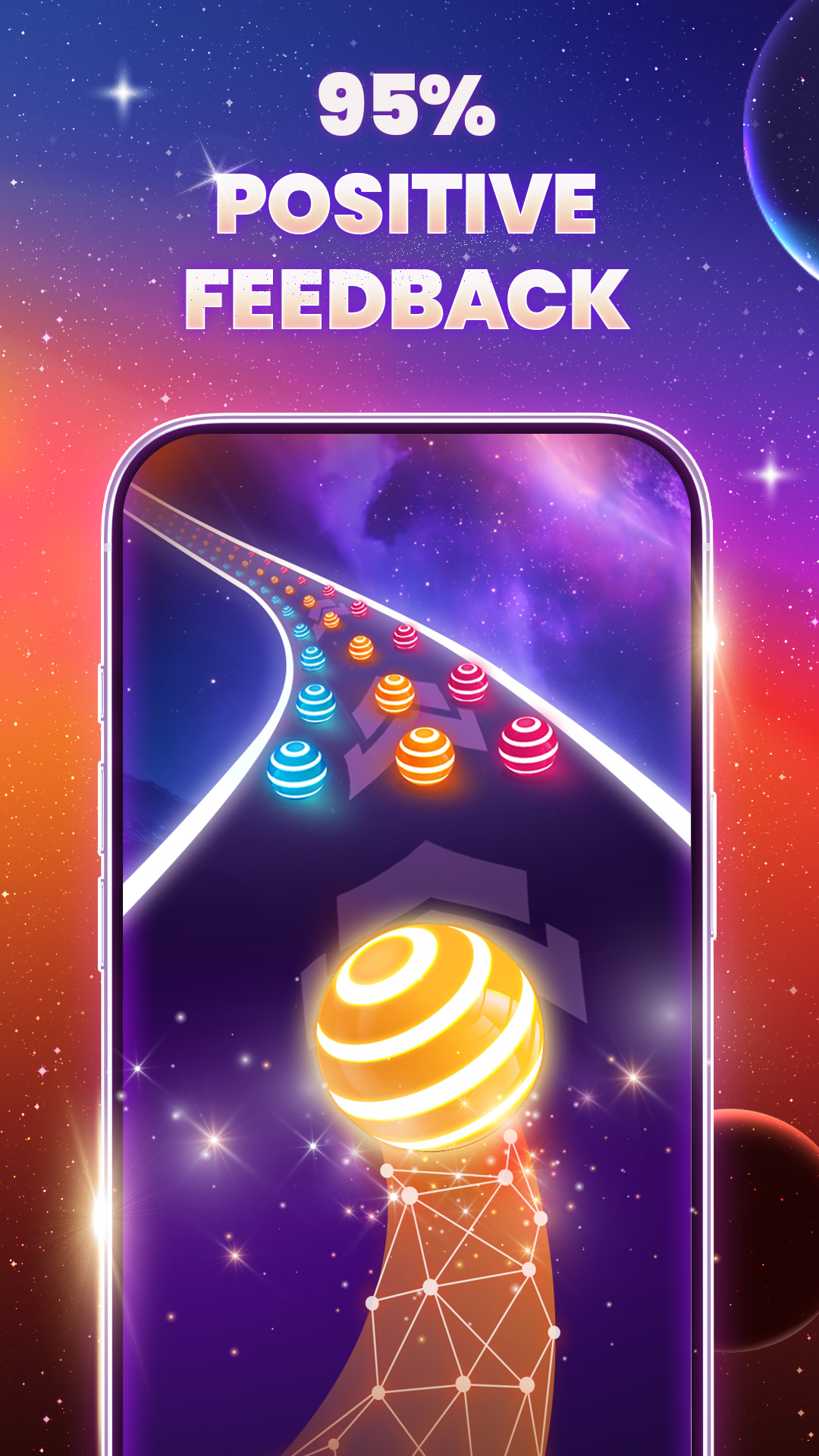 اسکرین شات 4 بازی Dancing Road Color Balls Match