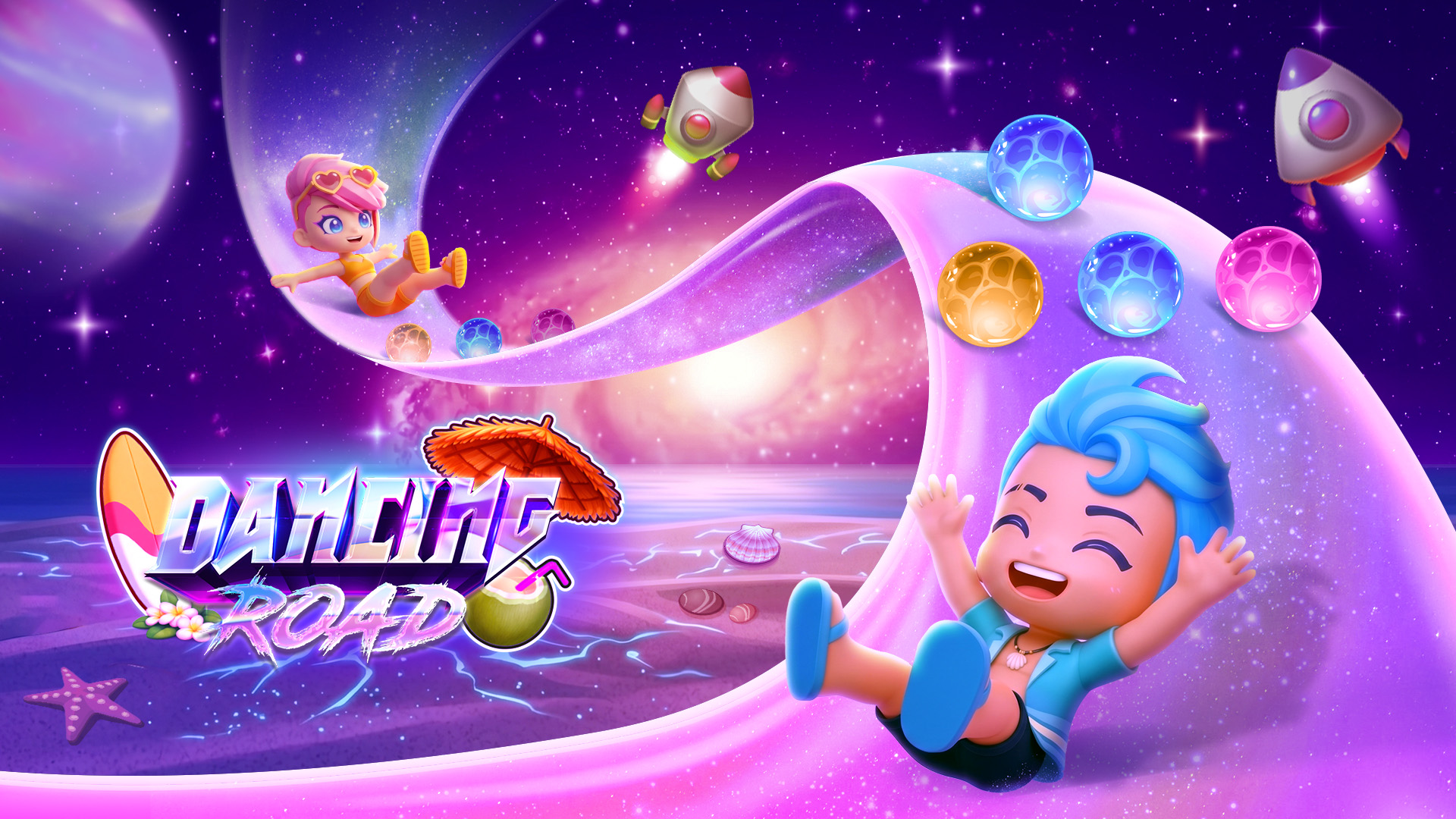 اسکرین شات 7 بازی Dancing Road Color Balls Match