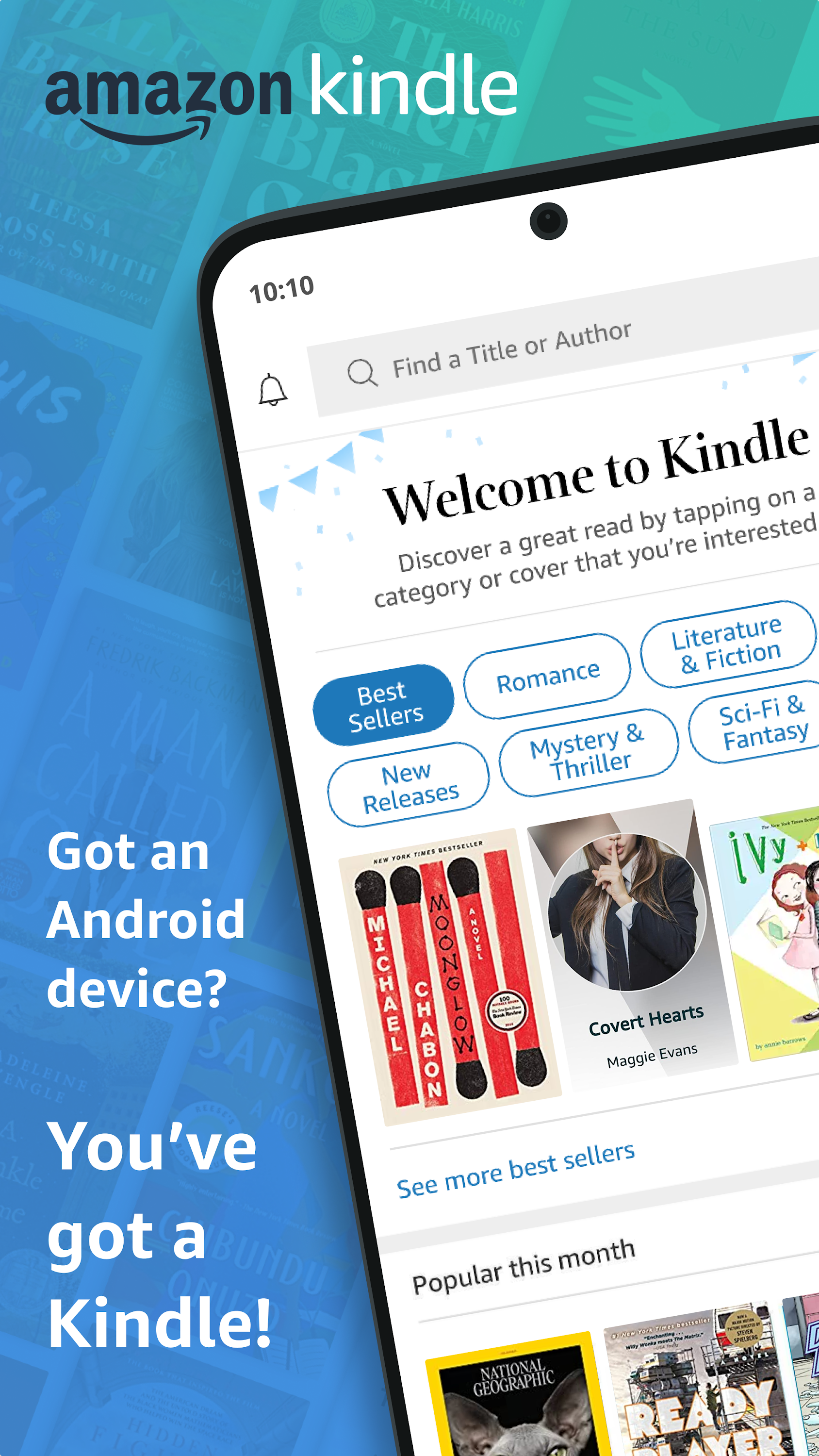 اسکرین شات 1 برنامه Amazon Kindle: Reading App