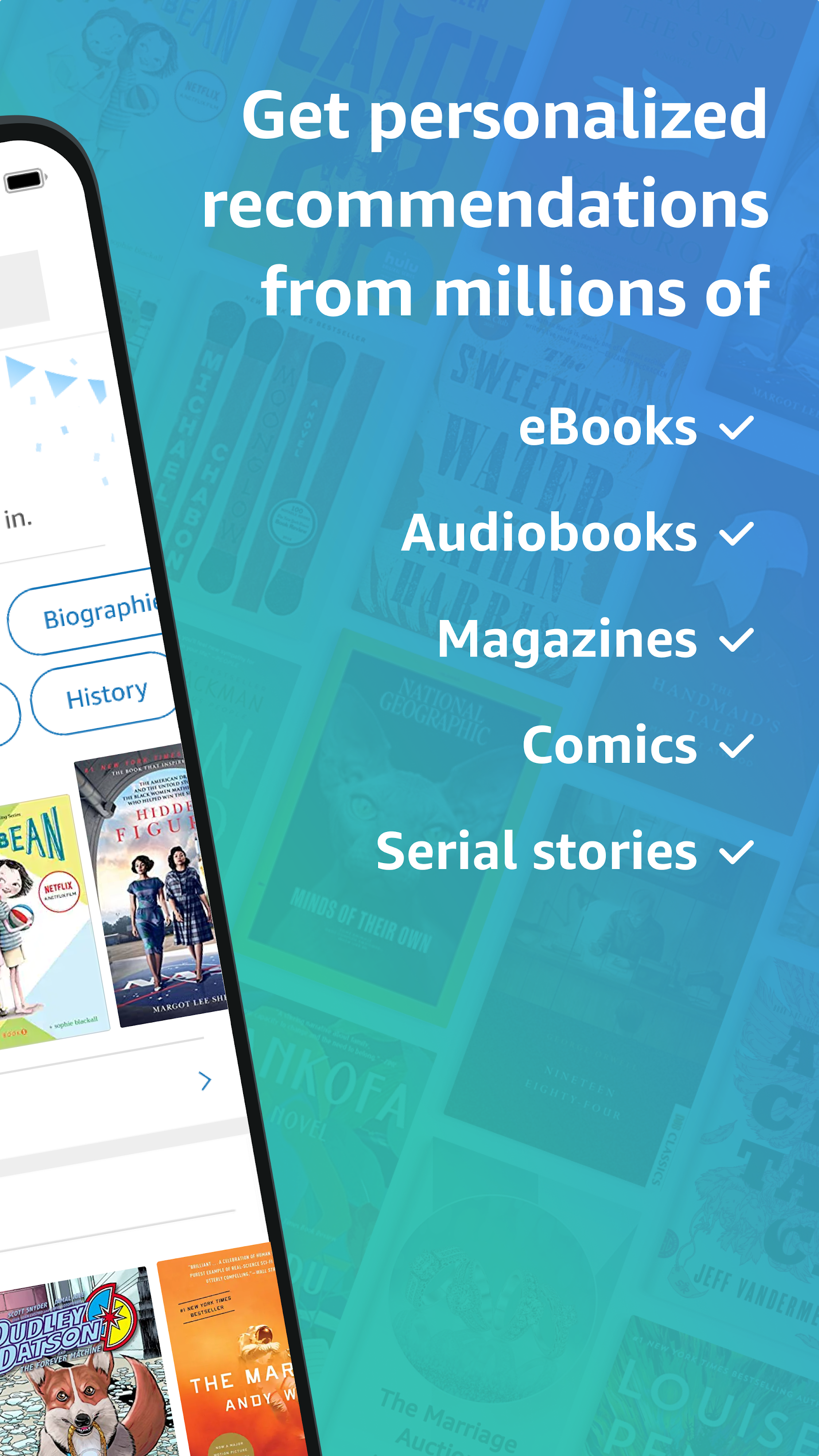 اسکرین شات 2 برنامه Amazon Kindle: Reading App