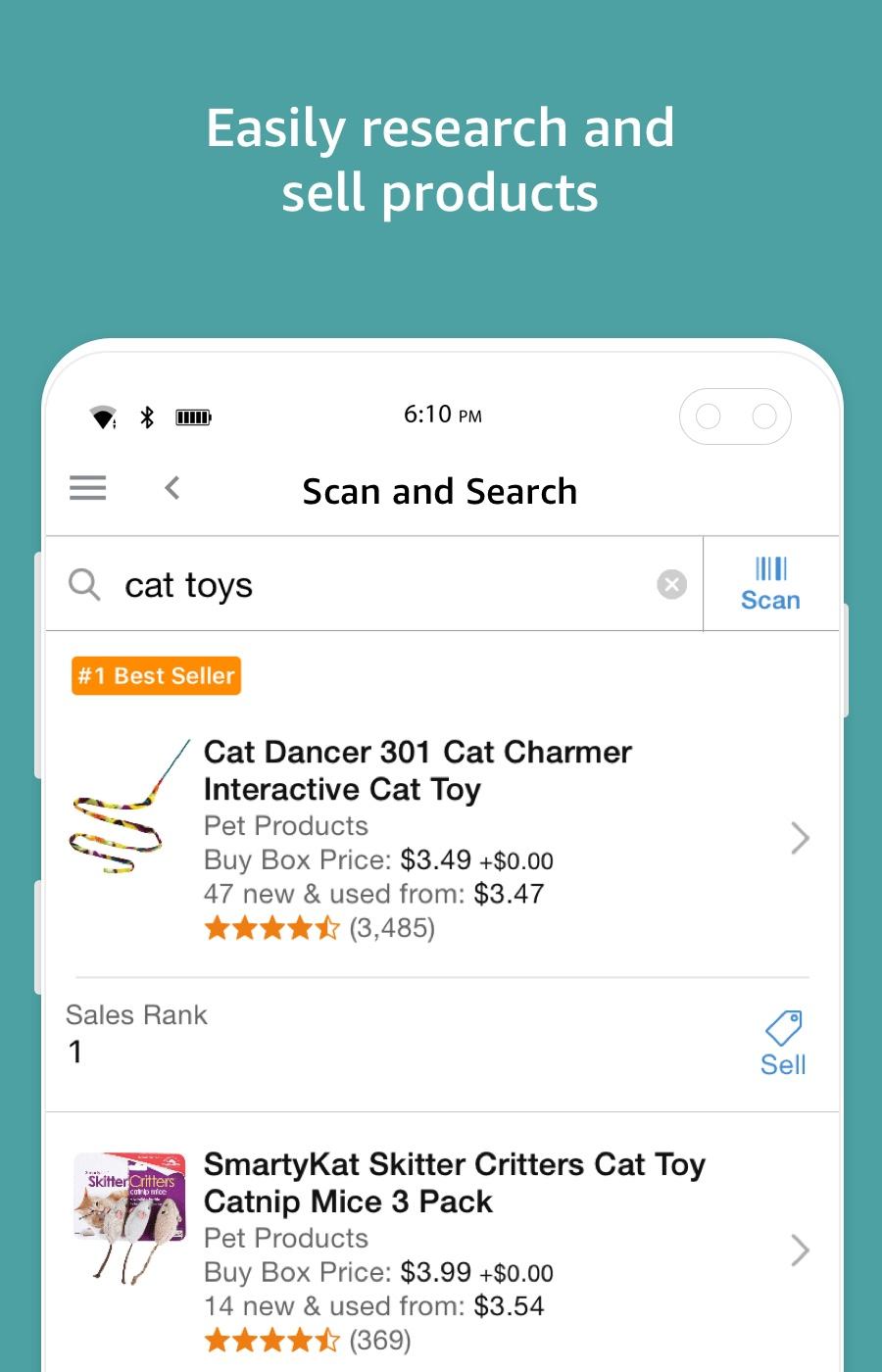 اسکرین شات 8 برنامه Amazon Seller: Sell on Amazon