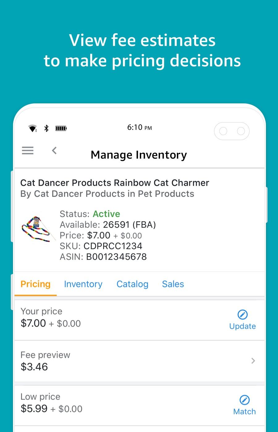 اسکرین شات 7 برنامه Amazon Seller: Sell on Amazon