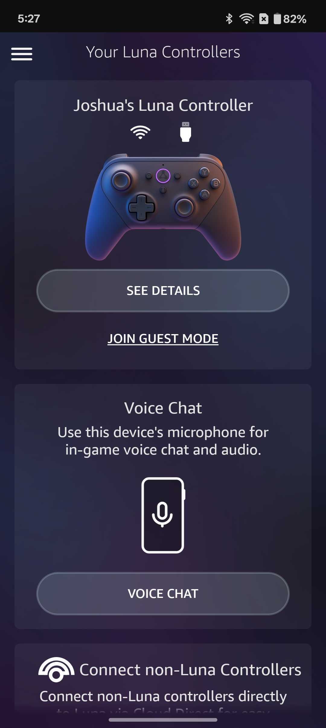 اسکرین شات 4 برنامه Luna Controller
