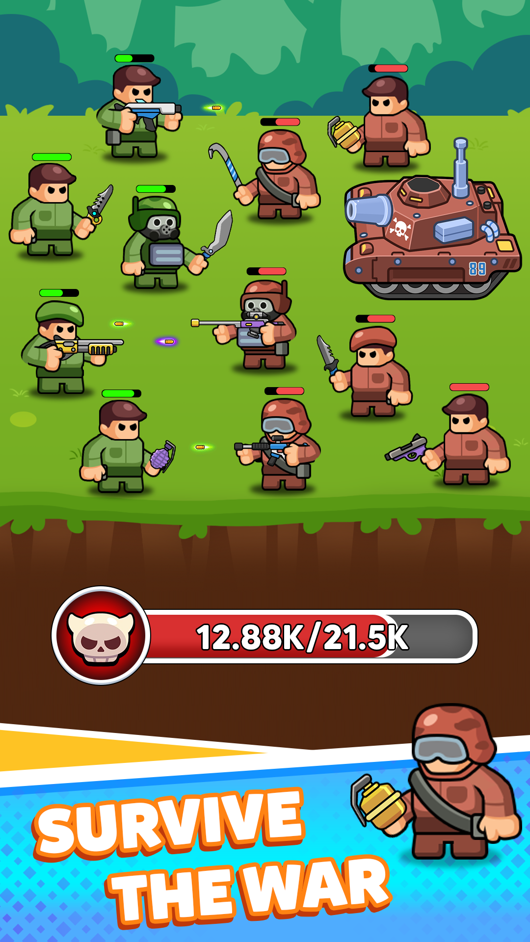اسکرین شات 3 بازی Bag War: Merge Battle