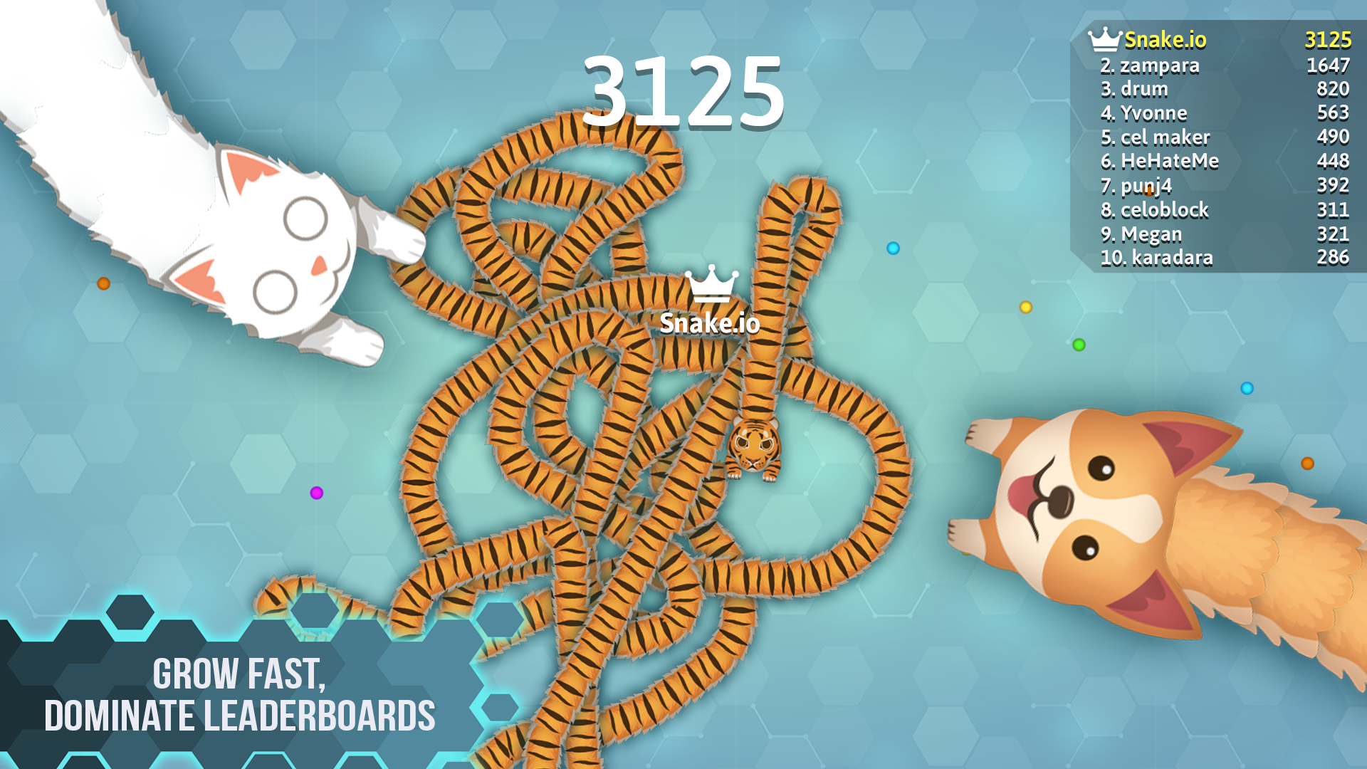 اسکرین شات 4 بازی Snake.io - Fun Snake .io Games