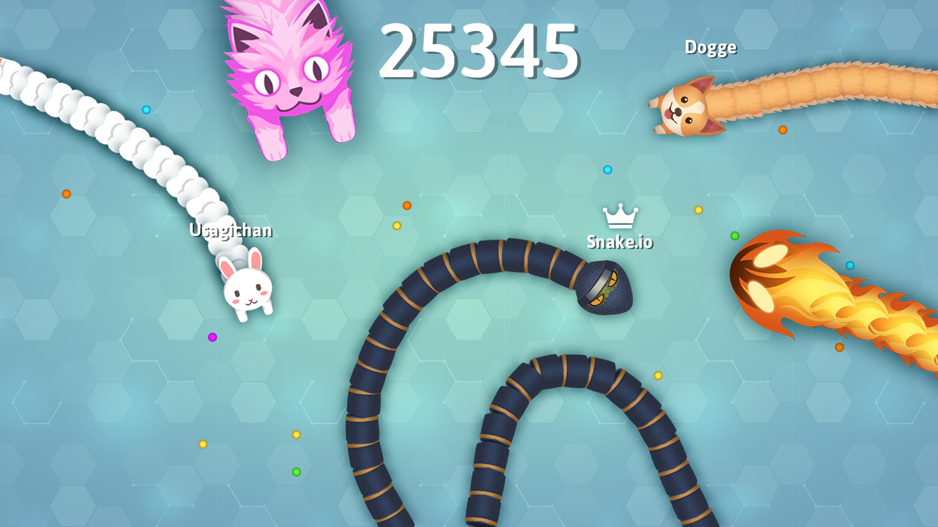 اسکرین شات 1 بازی Snake.io - Fun Snake .io Games