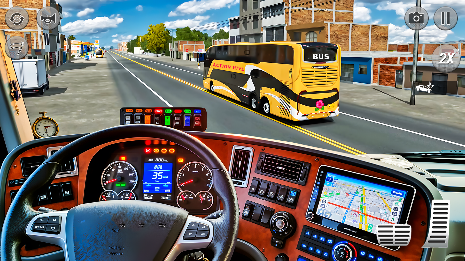 اسکرین شات 3 بازی Euro Bus Simulator: Bus Game