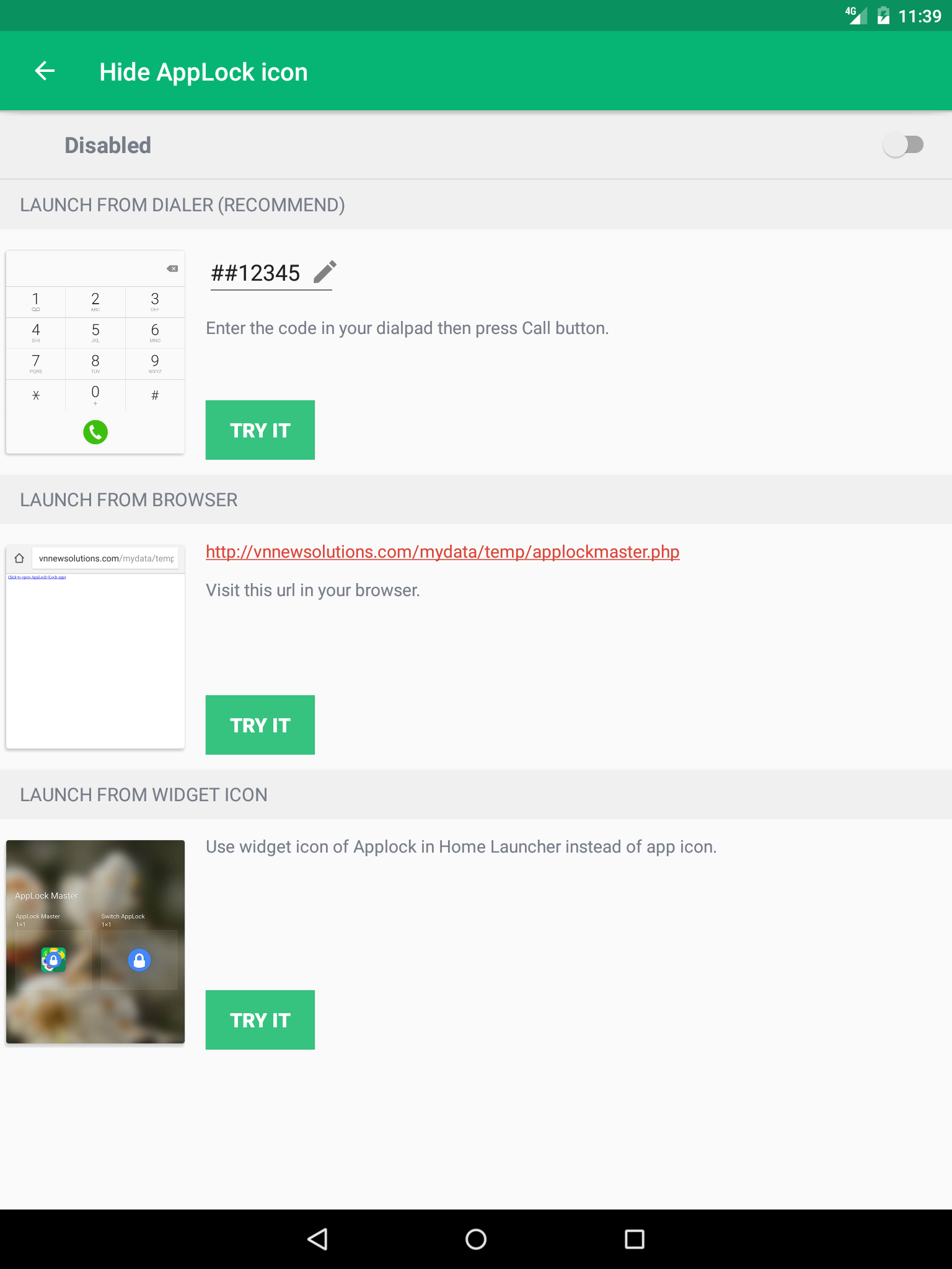 اسکرین شات 7 برنامه AppLock Master