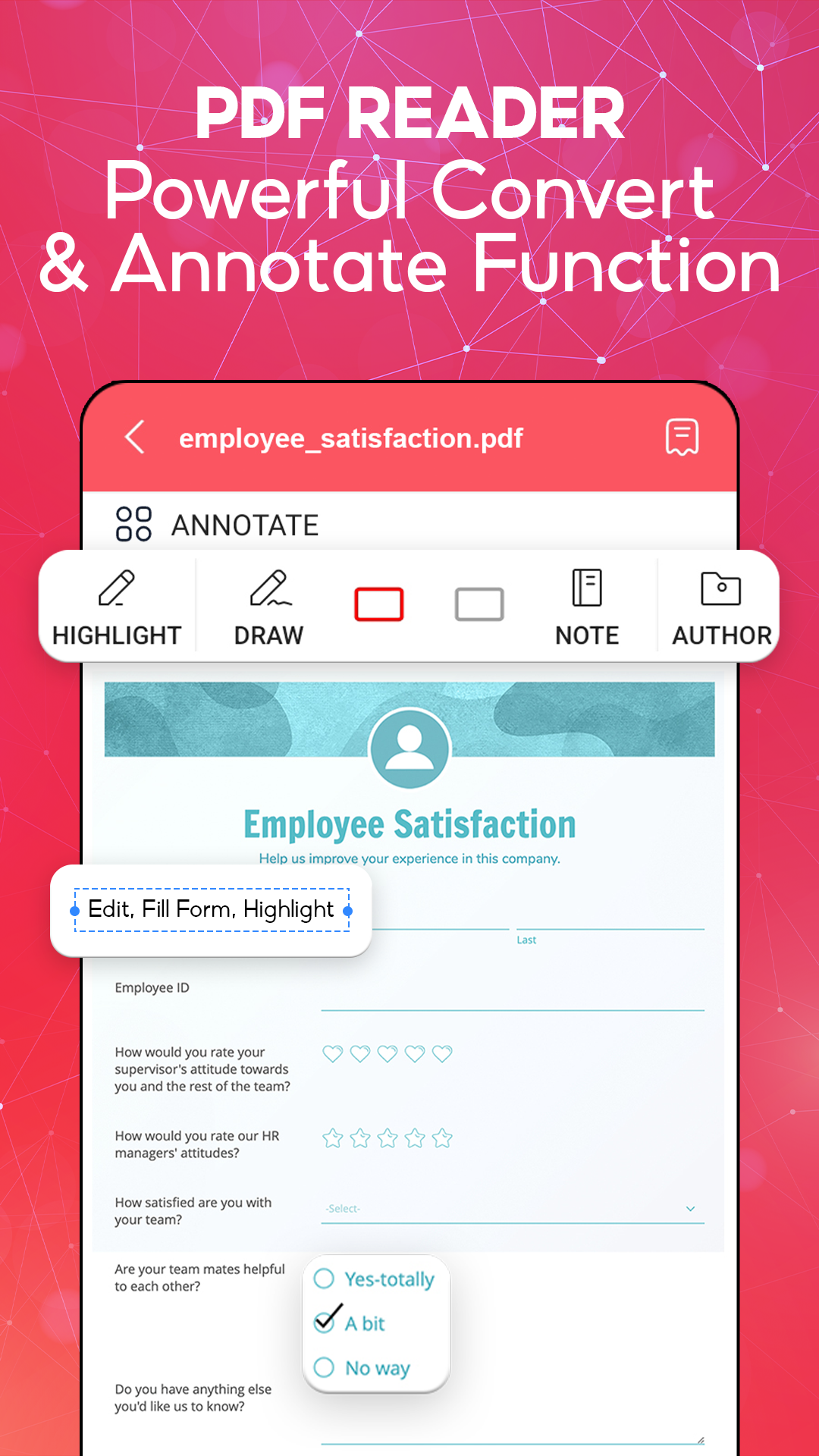 اسکرین شات 2 برنامه DocPro: All Document Reader