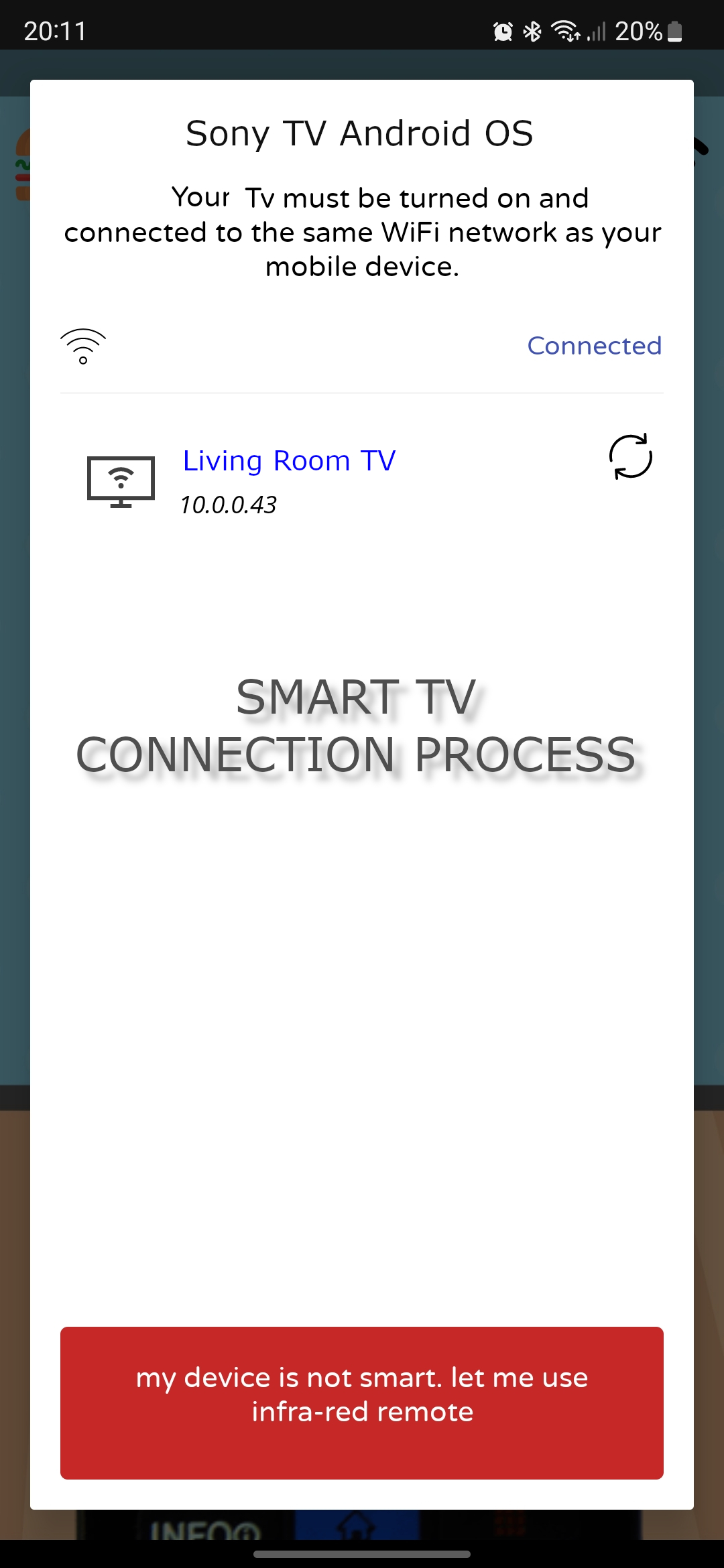 اسکرین شات 3 برنامه Remote For Sony TV -WiFi/IR