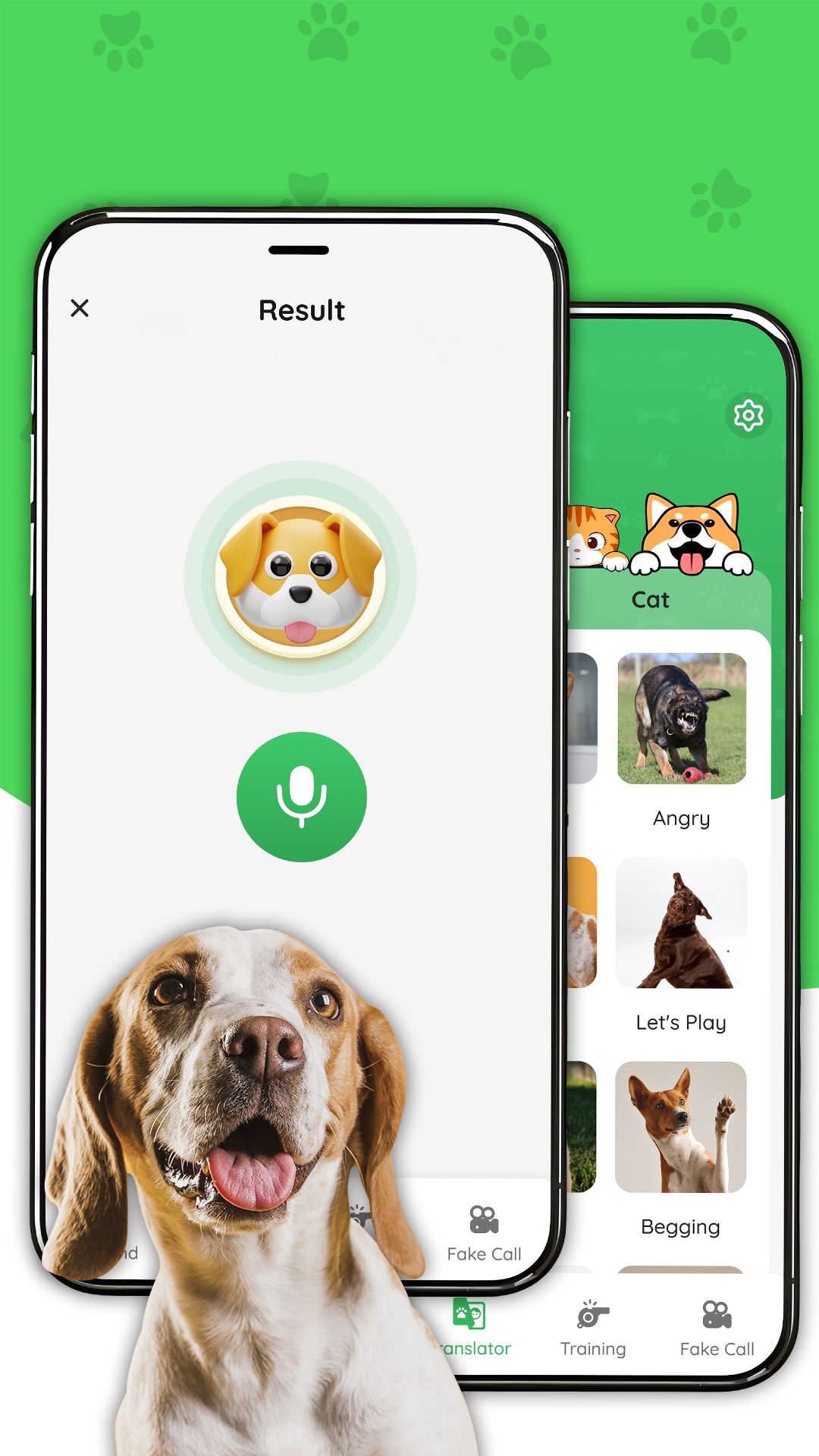 اسکرین شات 1 برنامه Dog Translator: Dog Sound