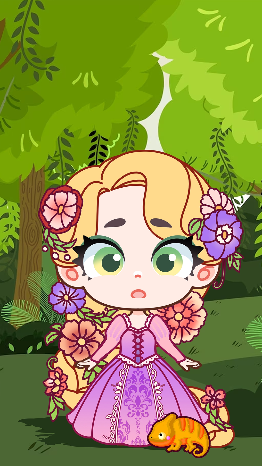 اسکرین شات 6 بازی Chibi Doll Salon: Dressup Game